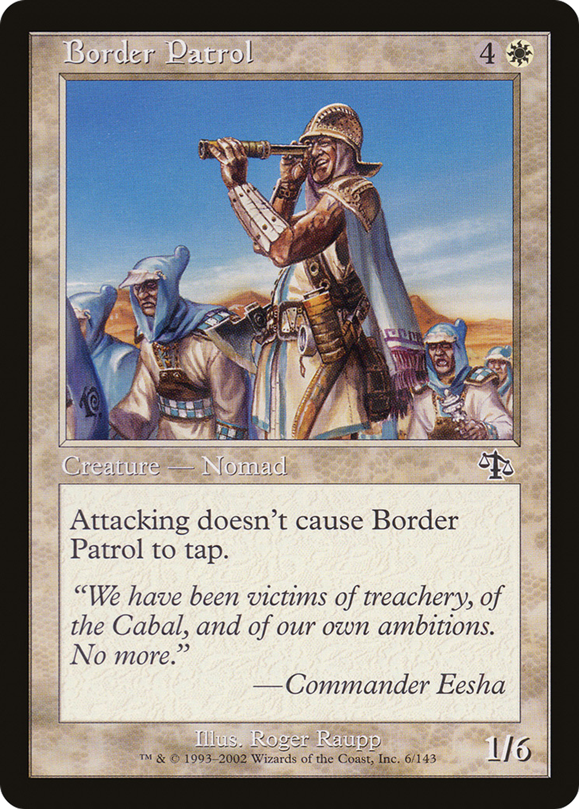 Patrouille frontalière — Judgment — Magic: The Gathering
