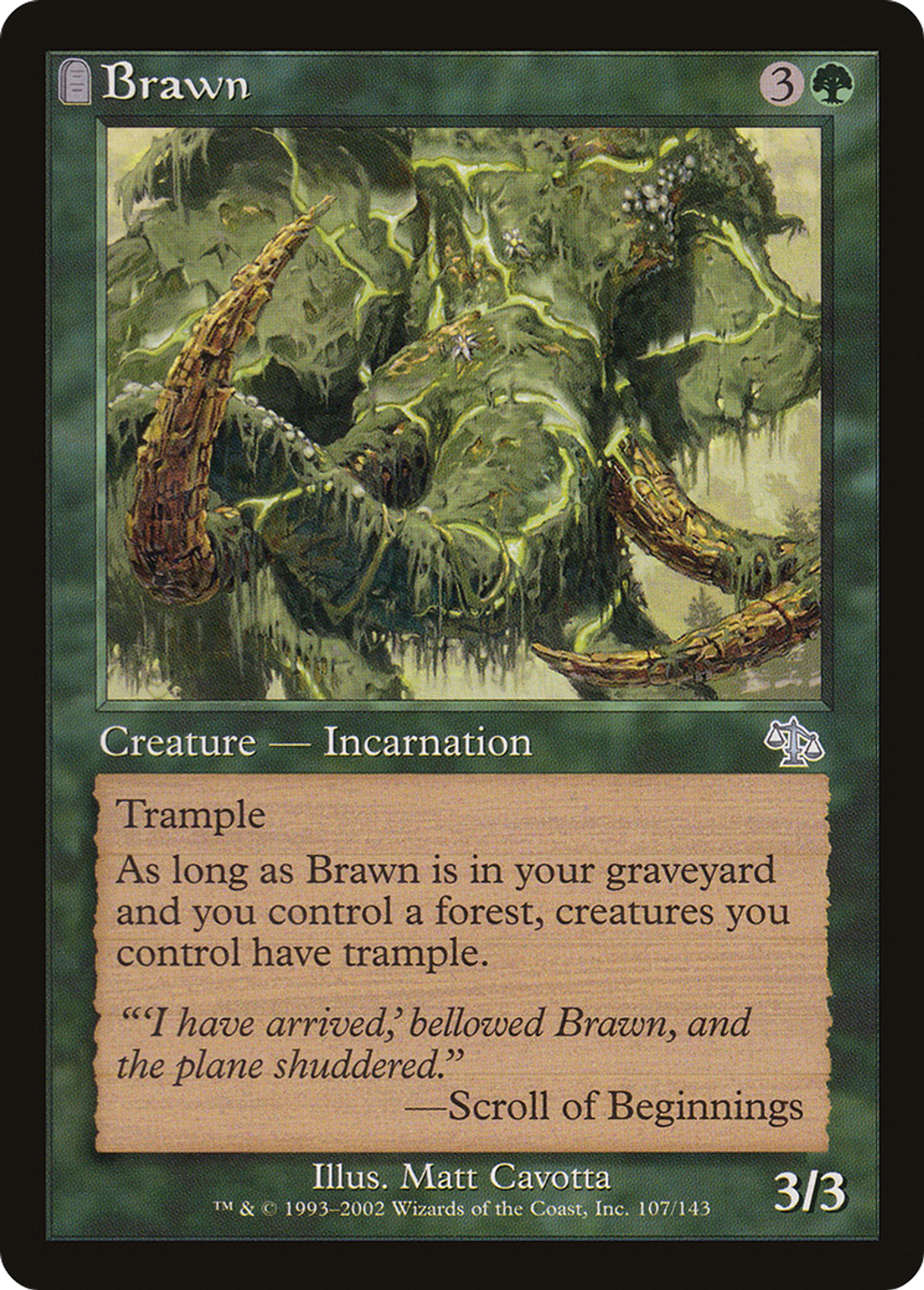 Brawn — Judgment — Magic: The Gathering