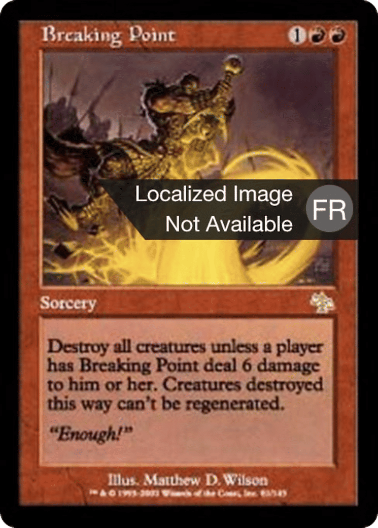 Point de rupture — Judgment — Magic: The Gathering