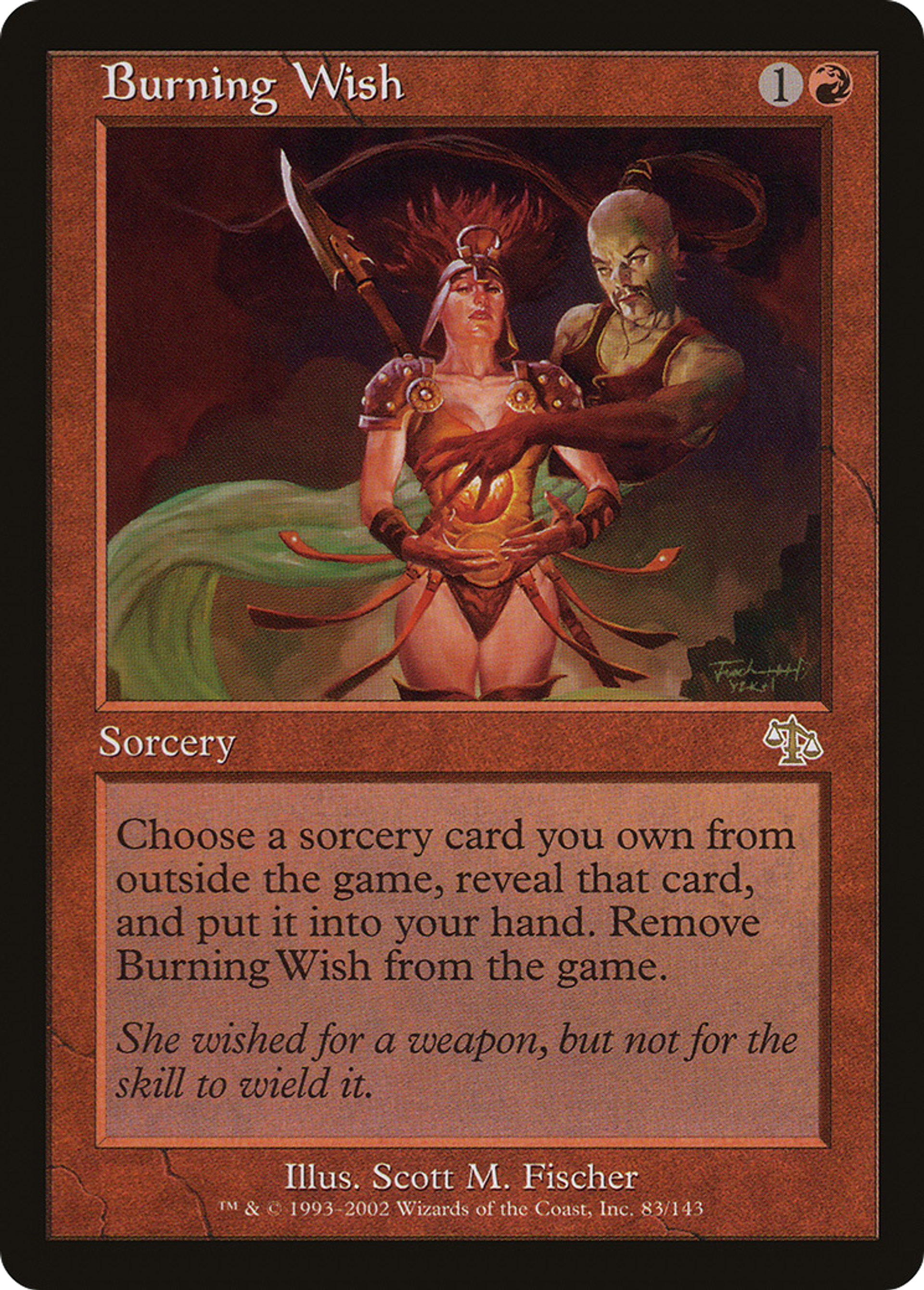 Burning Wish — Judgment — Magic: The Gathering