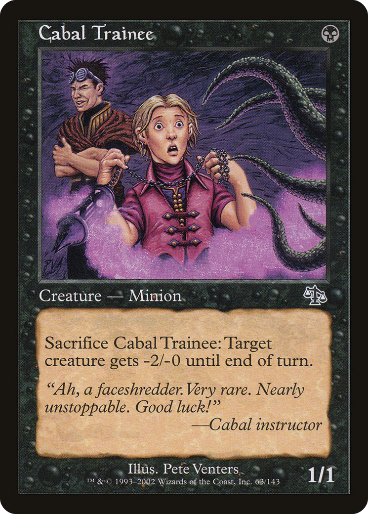 Cabal Trainee — Judgment — Magic: The Gathering