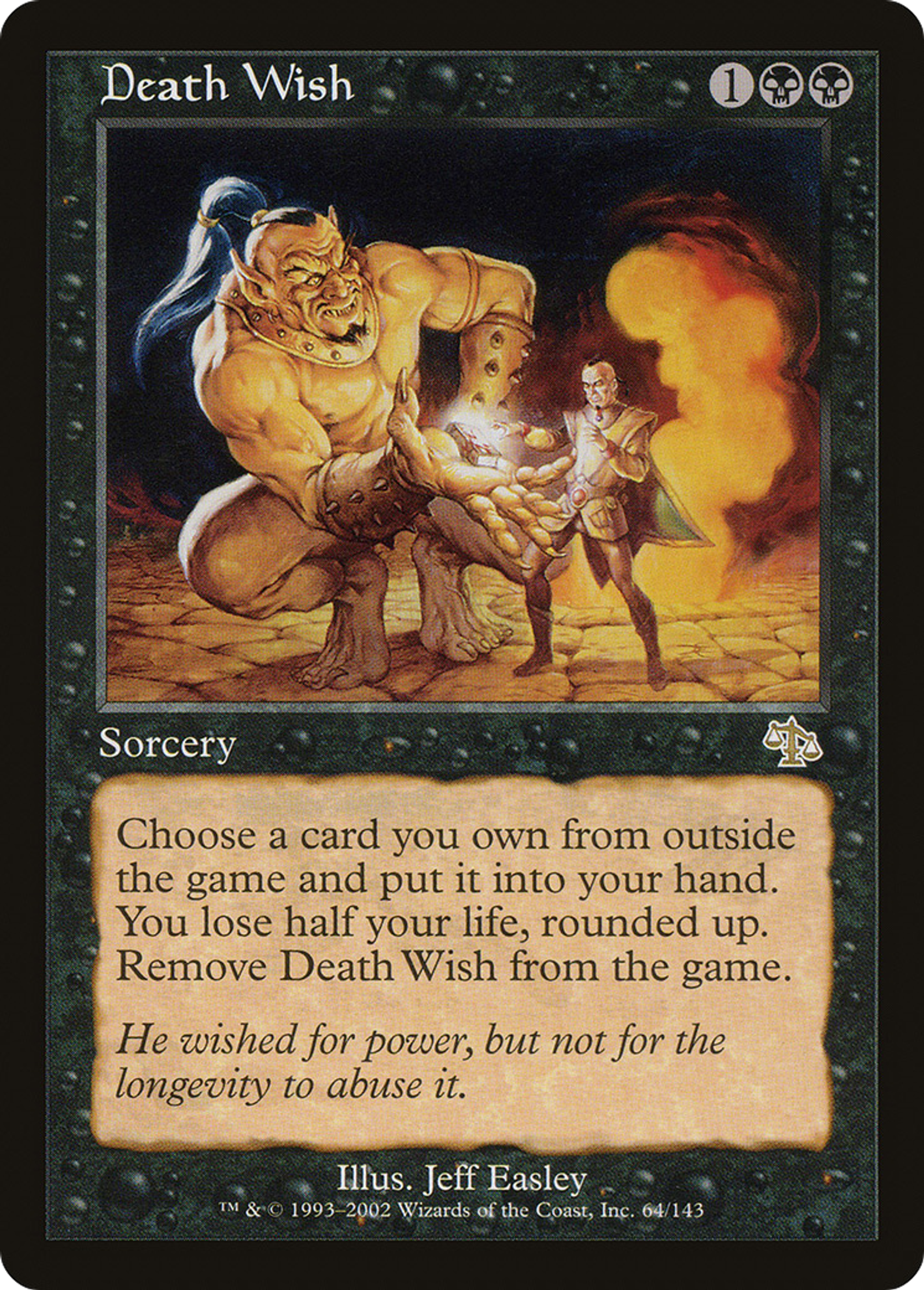 Death Wish — Judgment — Magic: The Gathering
