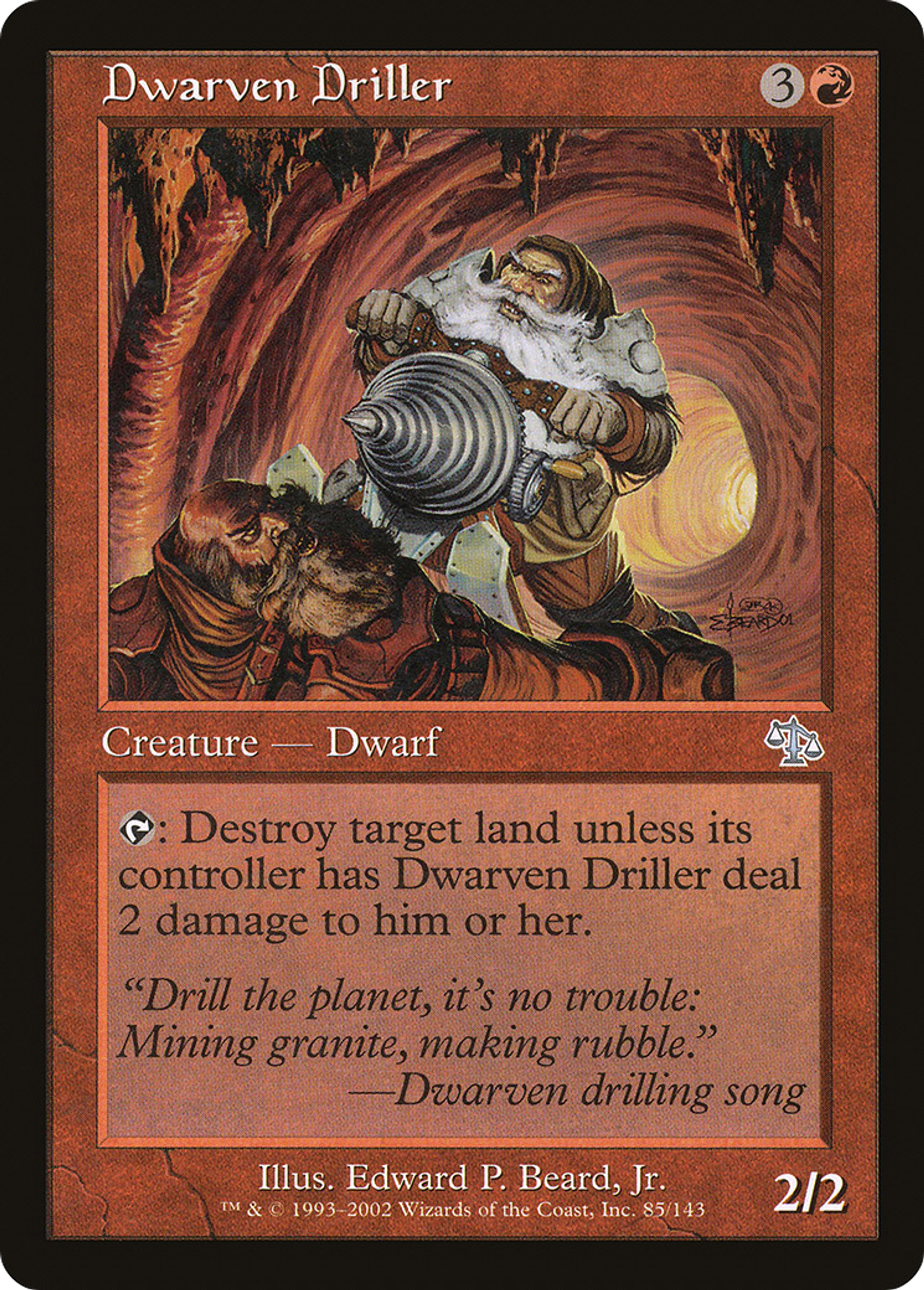 Dwarven Driller — Judgment — Magic: The Gathering