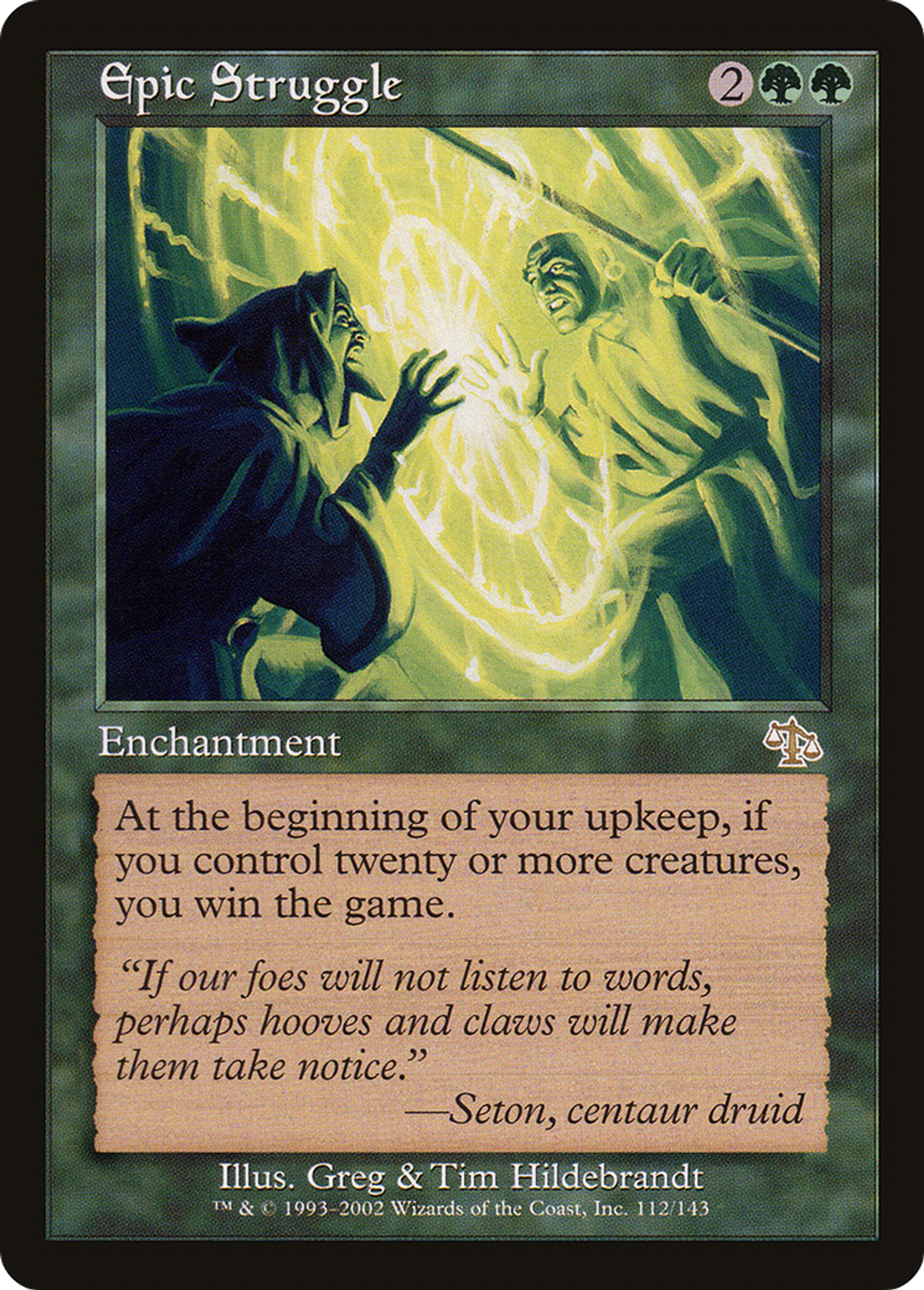 Epic Struggle — Judgment — Magic: The Gathering