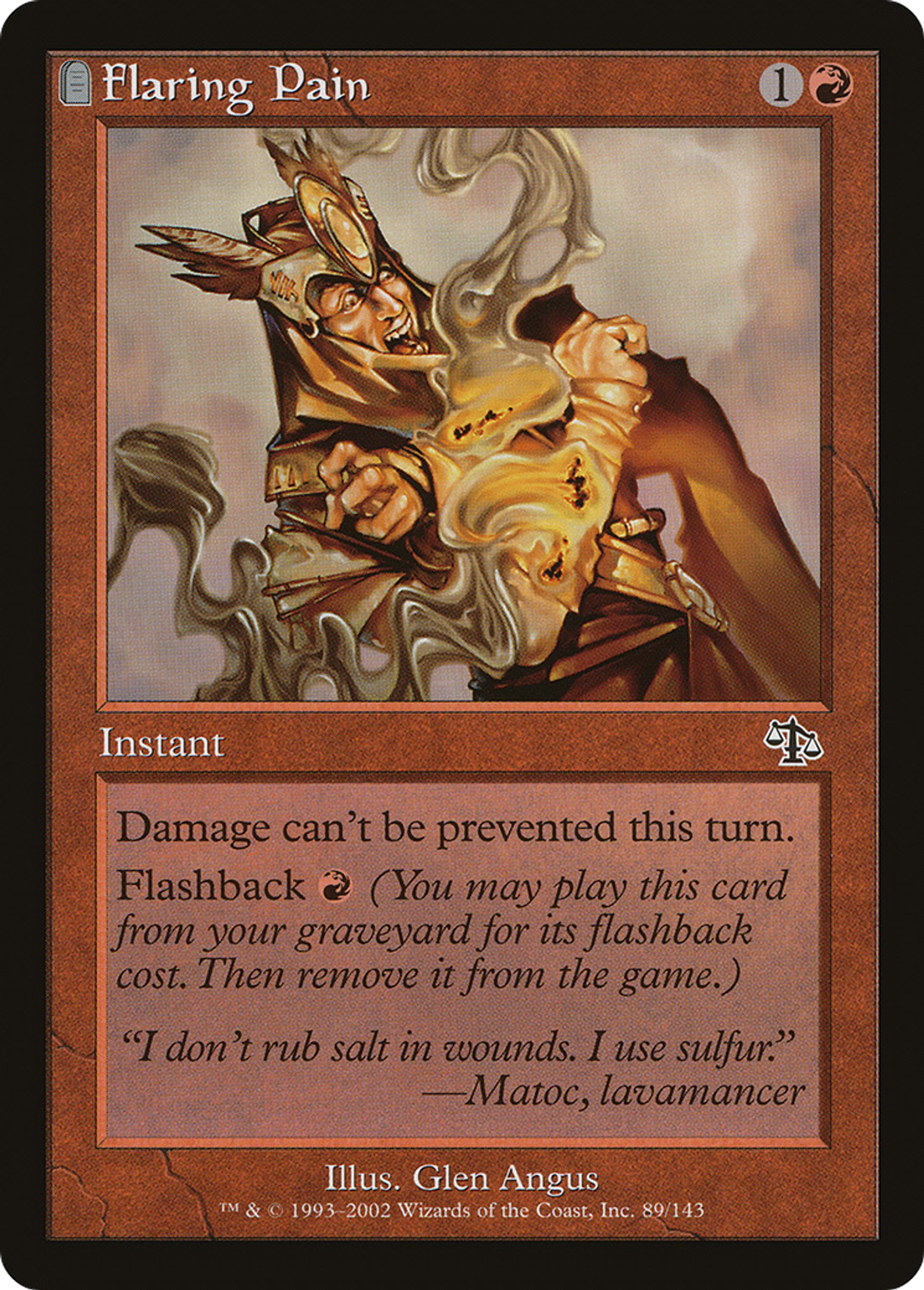 Flaring Pain — Judgment — Magic: The Gathering