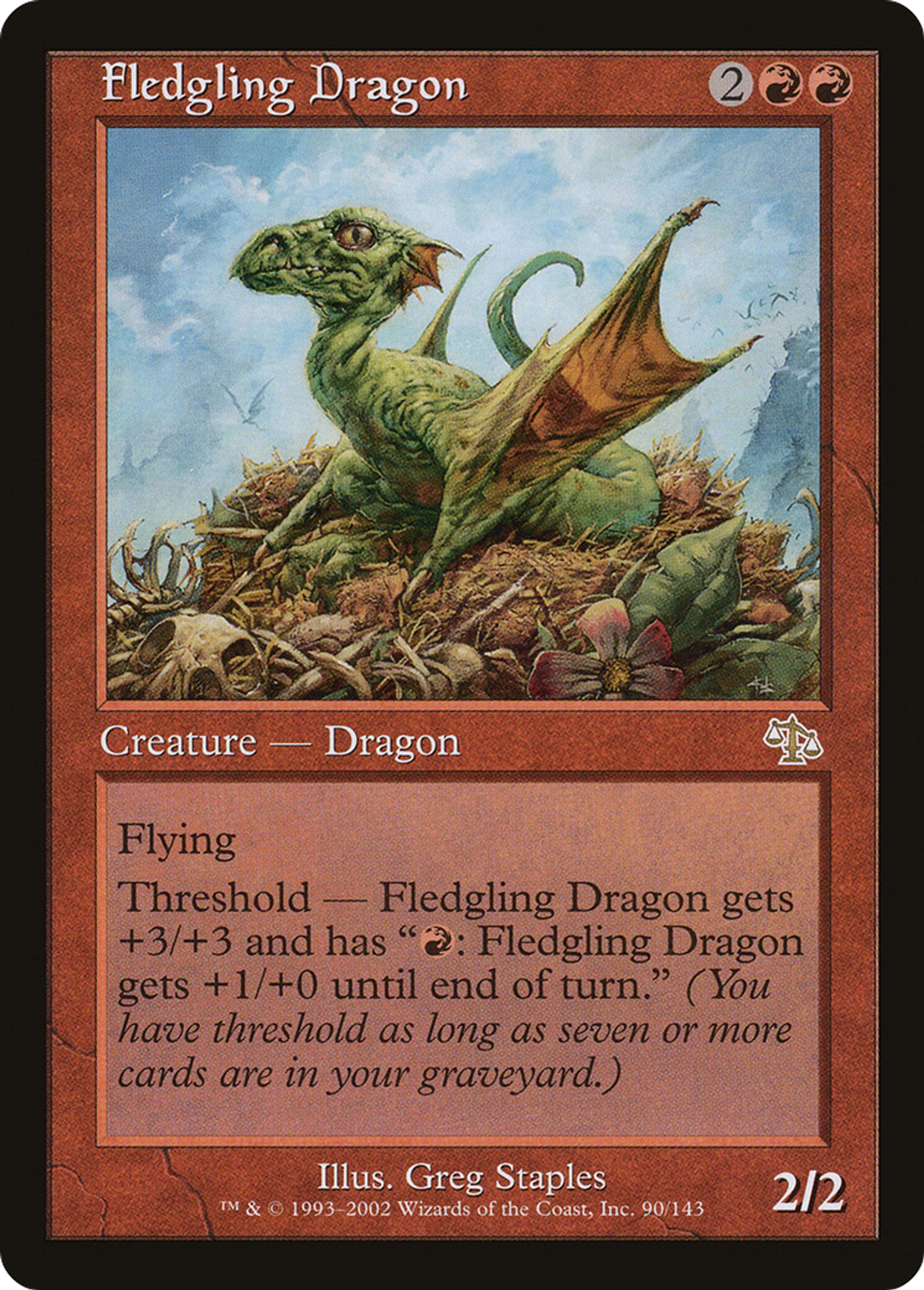Fledgling Dragon — Judgment — Magic: The Gathering