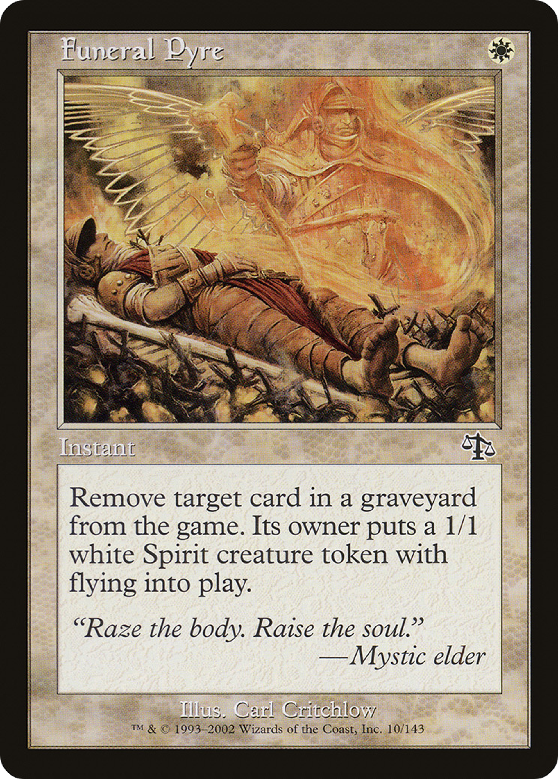 Bûcher funéraire — Judgment — Magic: The Gathering
