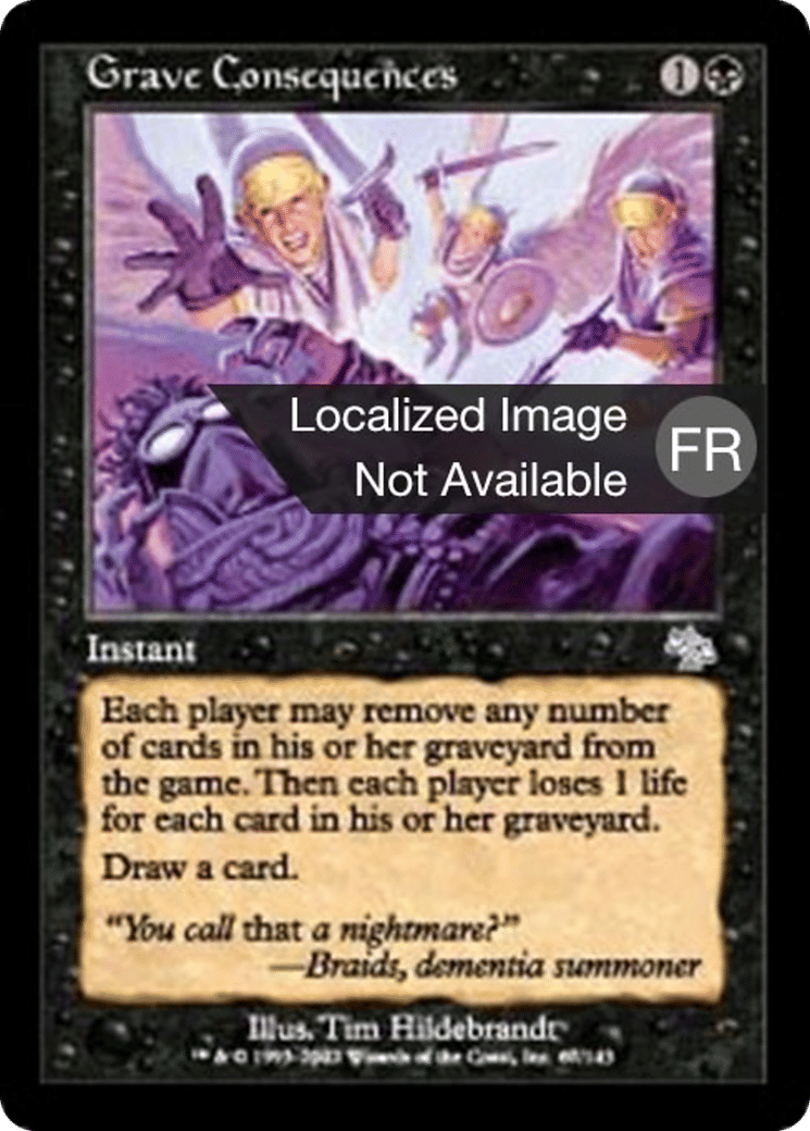 Tombes funestes — Judgment — Magic: The Gathering