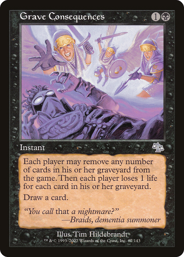 Grave Consequences — Judgment — Magic: The Gathering