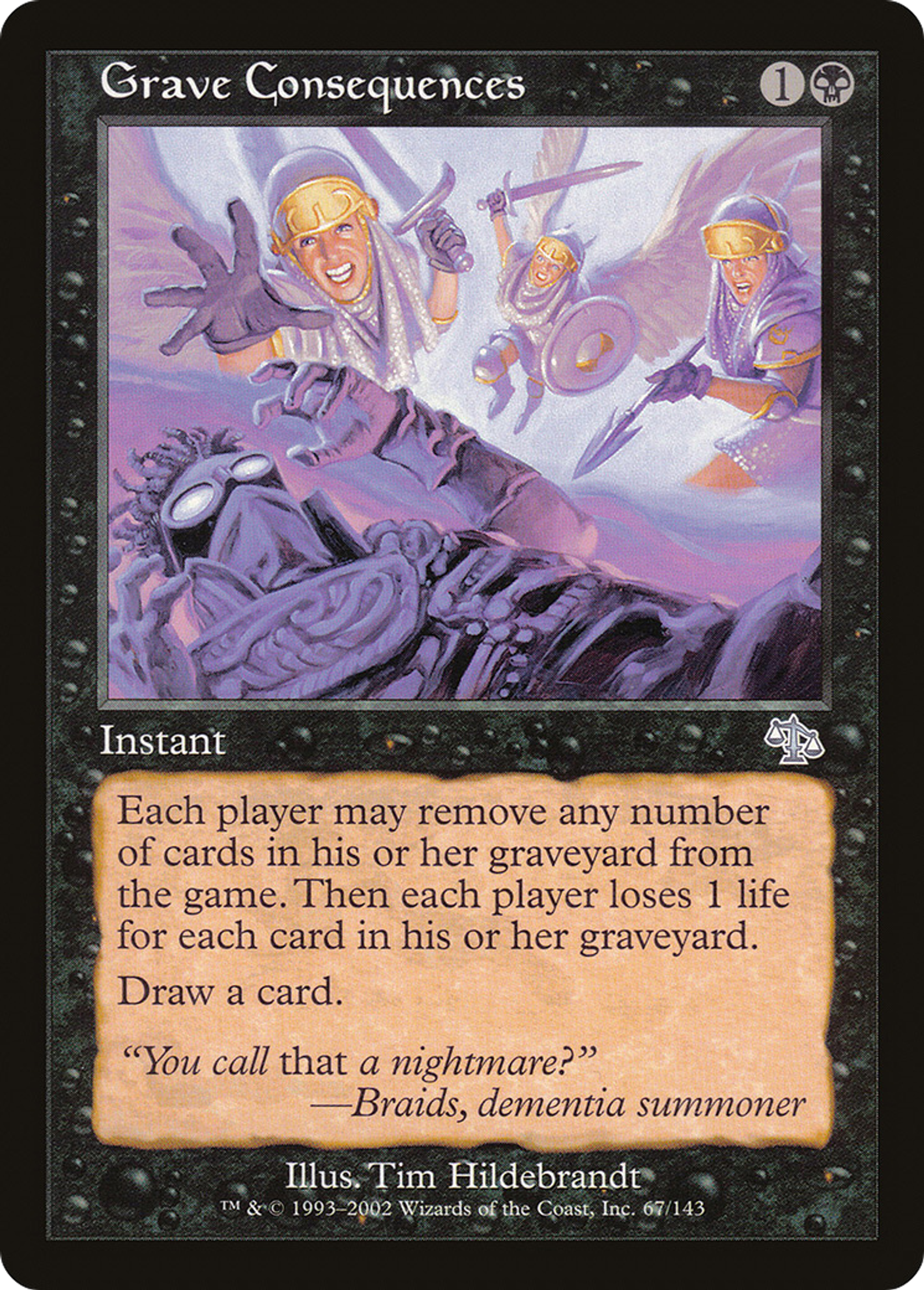 Grave Consequences — Judgment — Magic: The Gathering