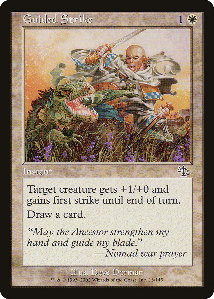 Guided Strike — Judgment — Magic: The Gathering