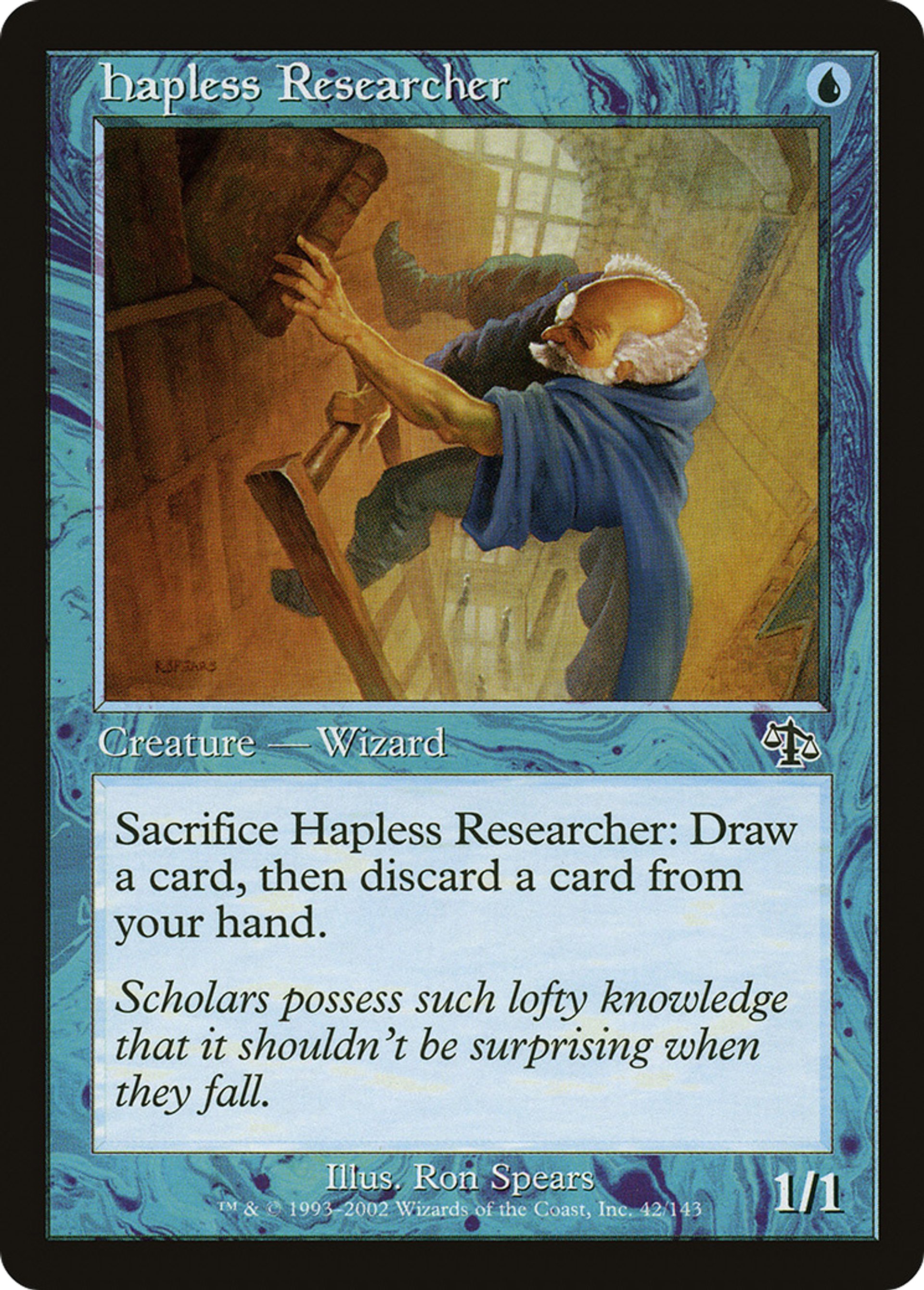 Hapless Researcher — Judgment — Magic: The Gathering