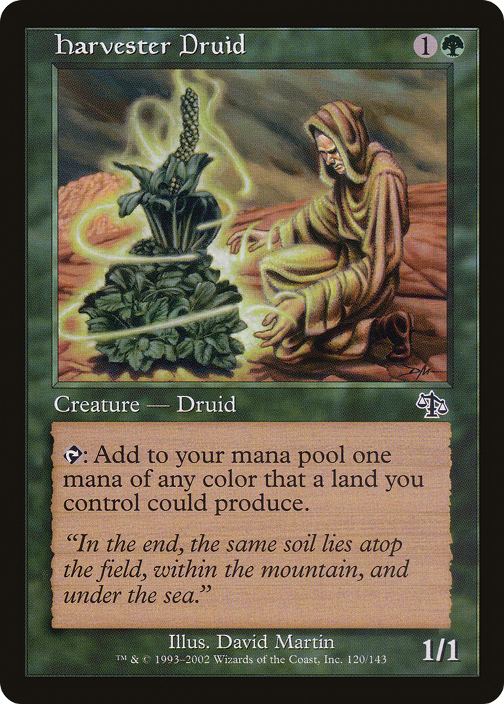 Harvester Druid — Judgment — Magic: The Gathering