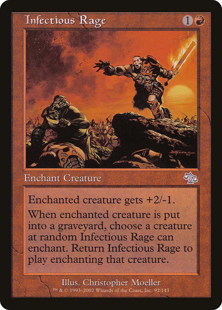 Infectious Rage — Judgment — Magic: The Gathering