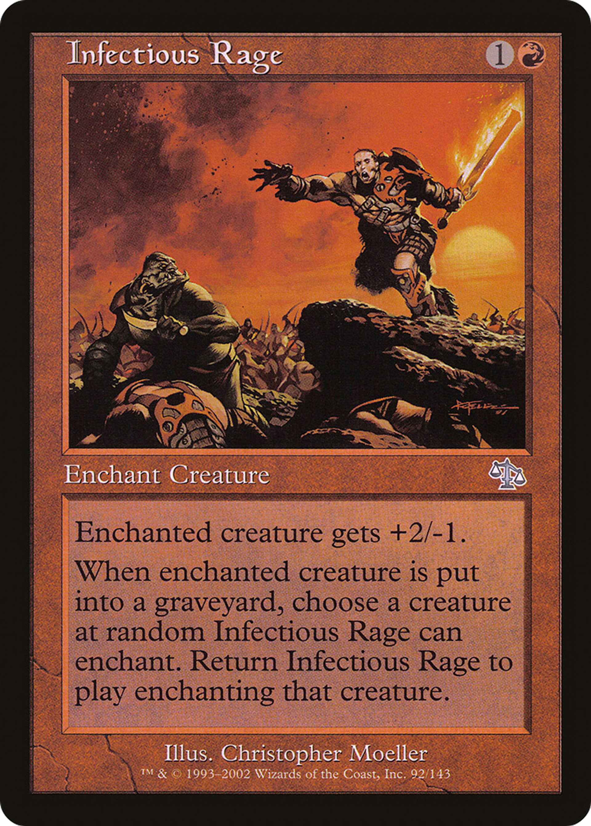 Infectious Rage — Judgment — Magic: The Gathering