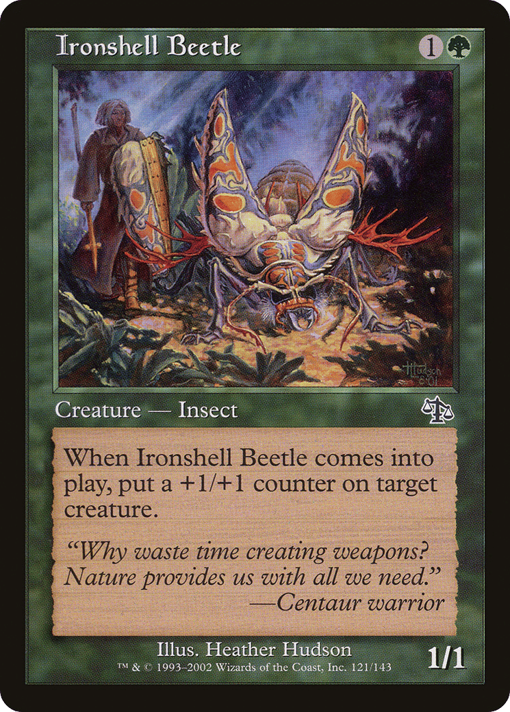 Ironshell Beetle — Judgment — Magic: The Gathering