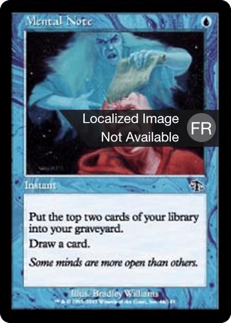 Note mentale — Judgment — Magic: The Gathering