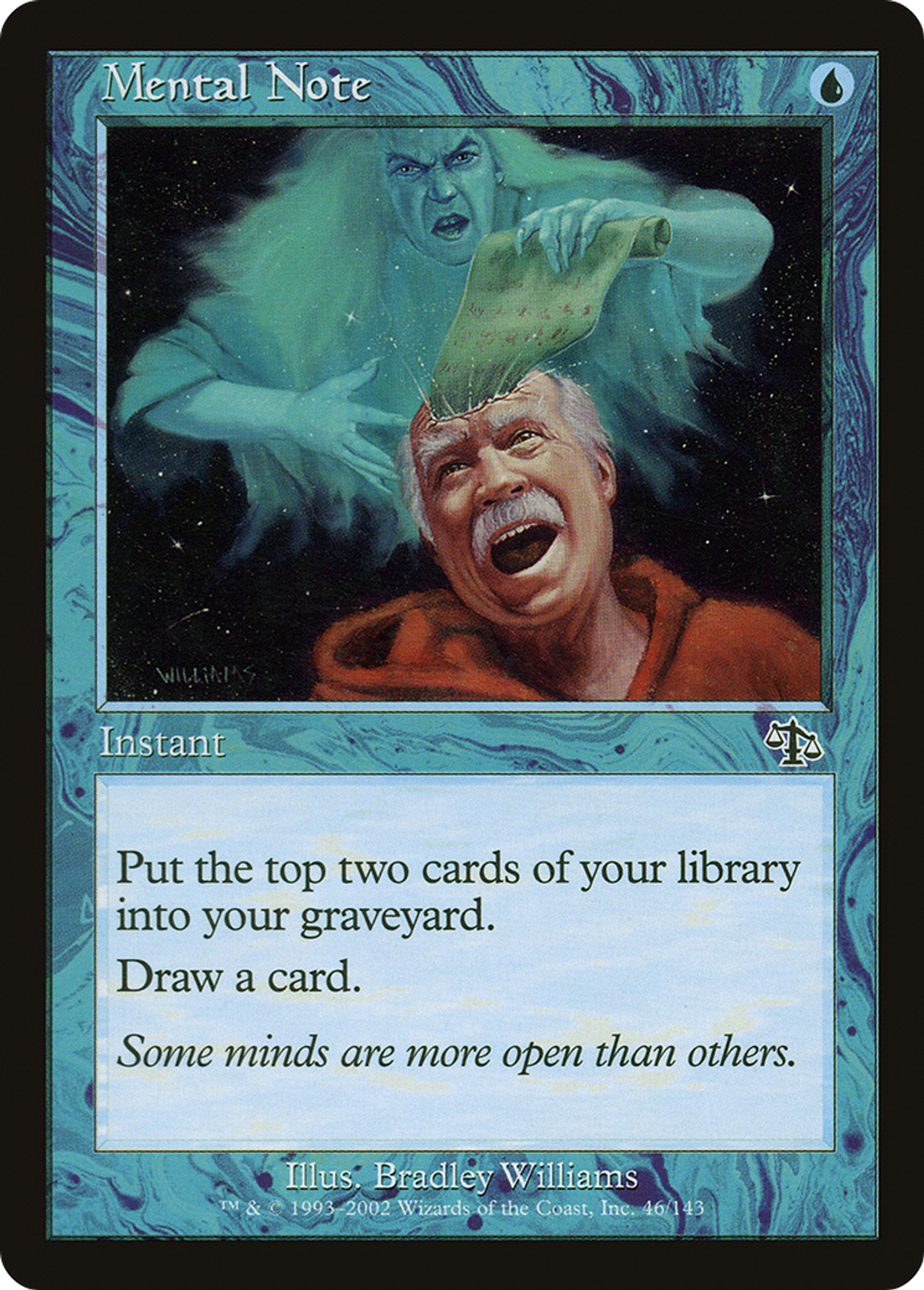 Mental Note — Judgment — Magic: The Gathering