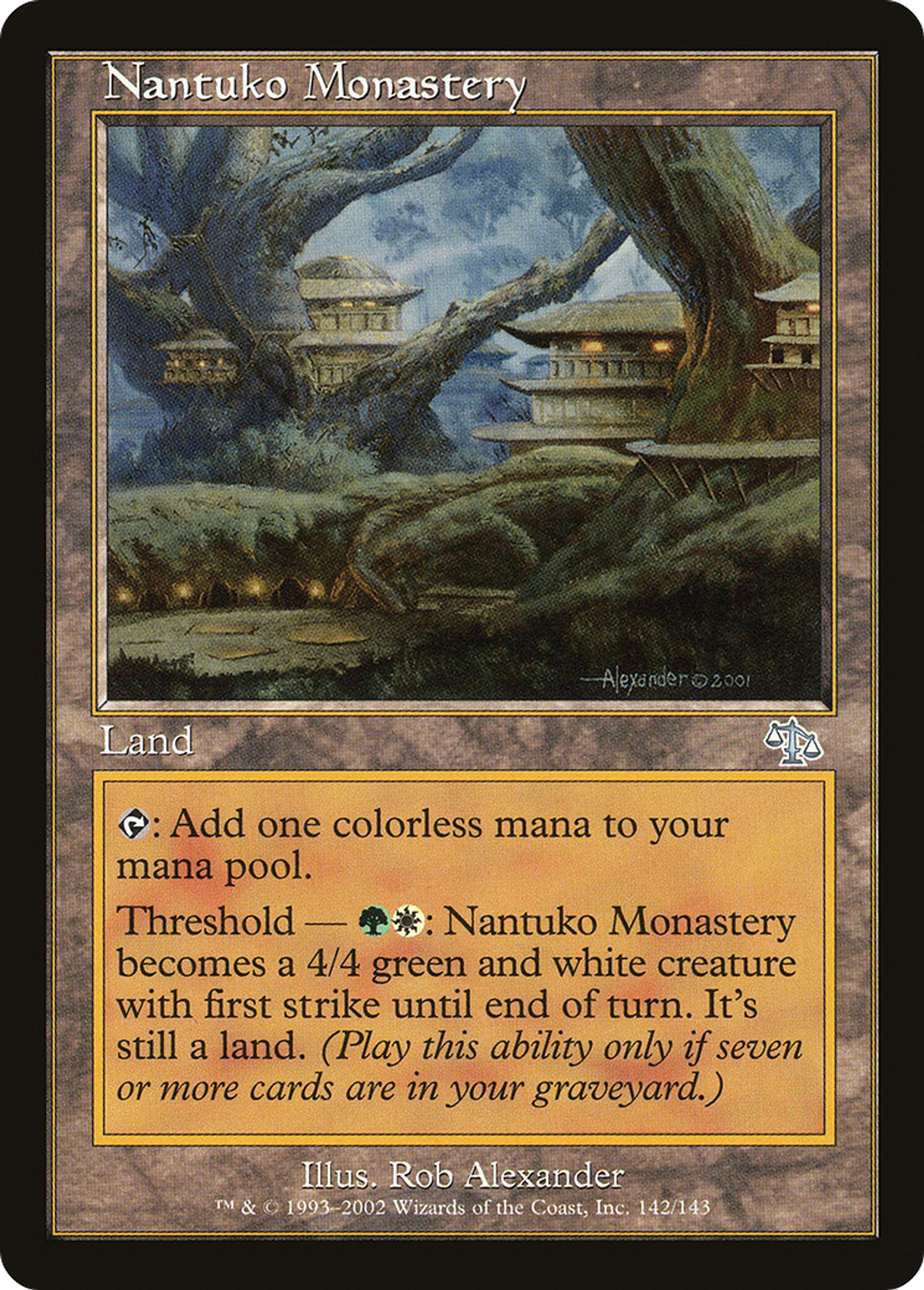 Nantuko Monastery — Judgment — Magic: The Gathering