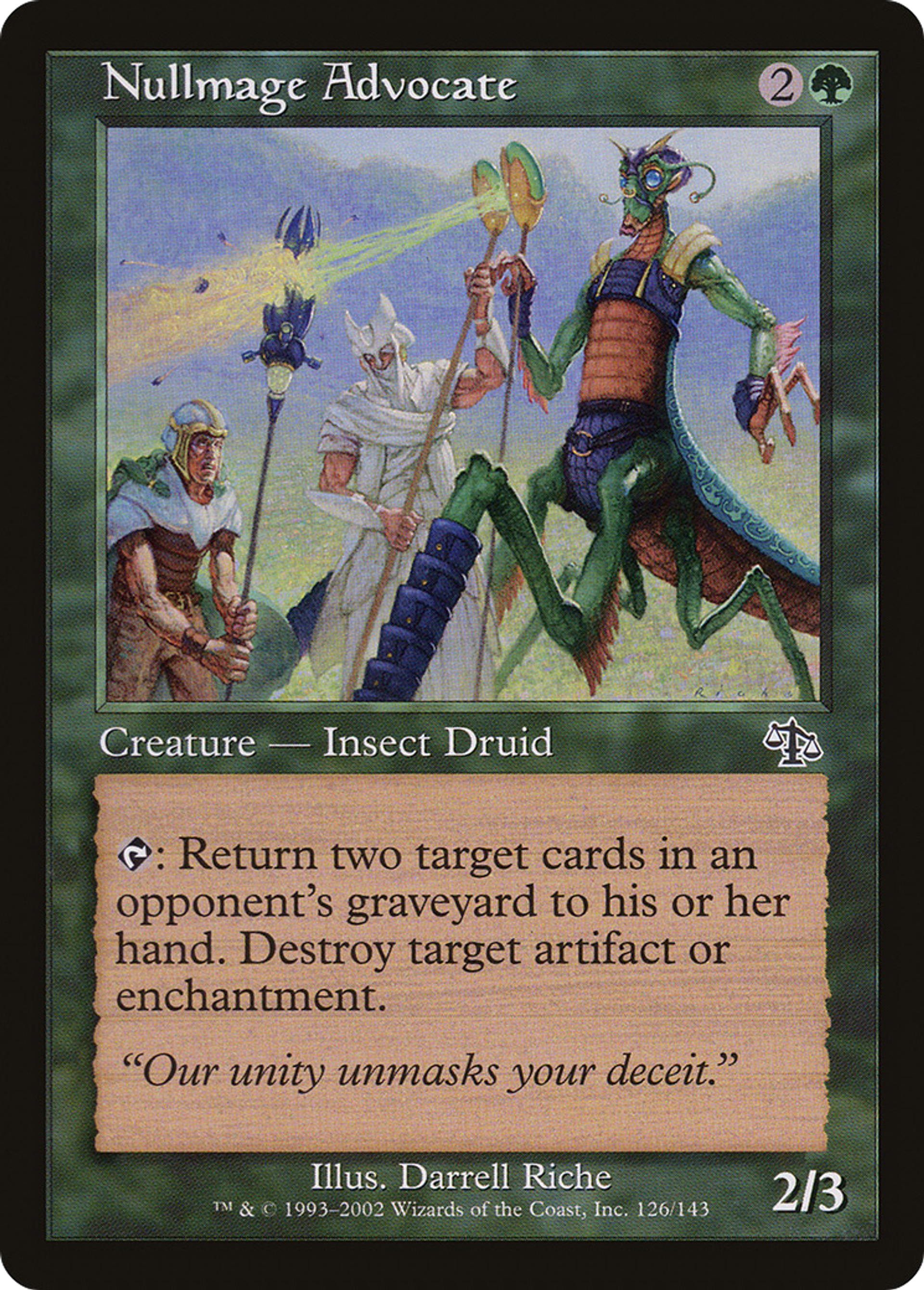 Nullmage Advocate — Judgment — Magic: The Gathering