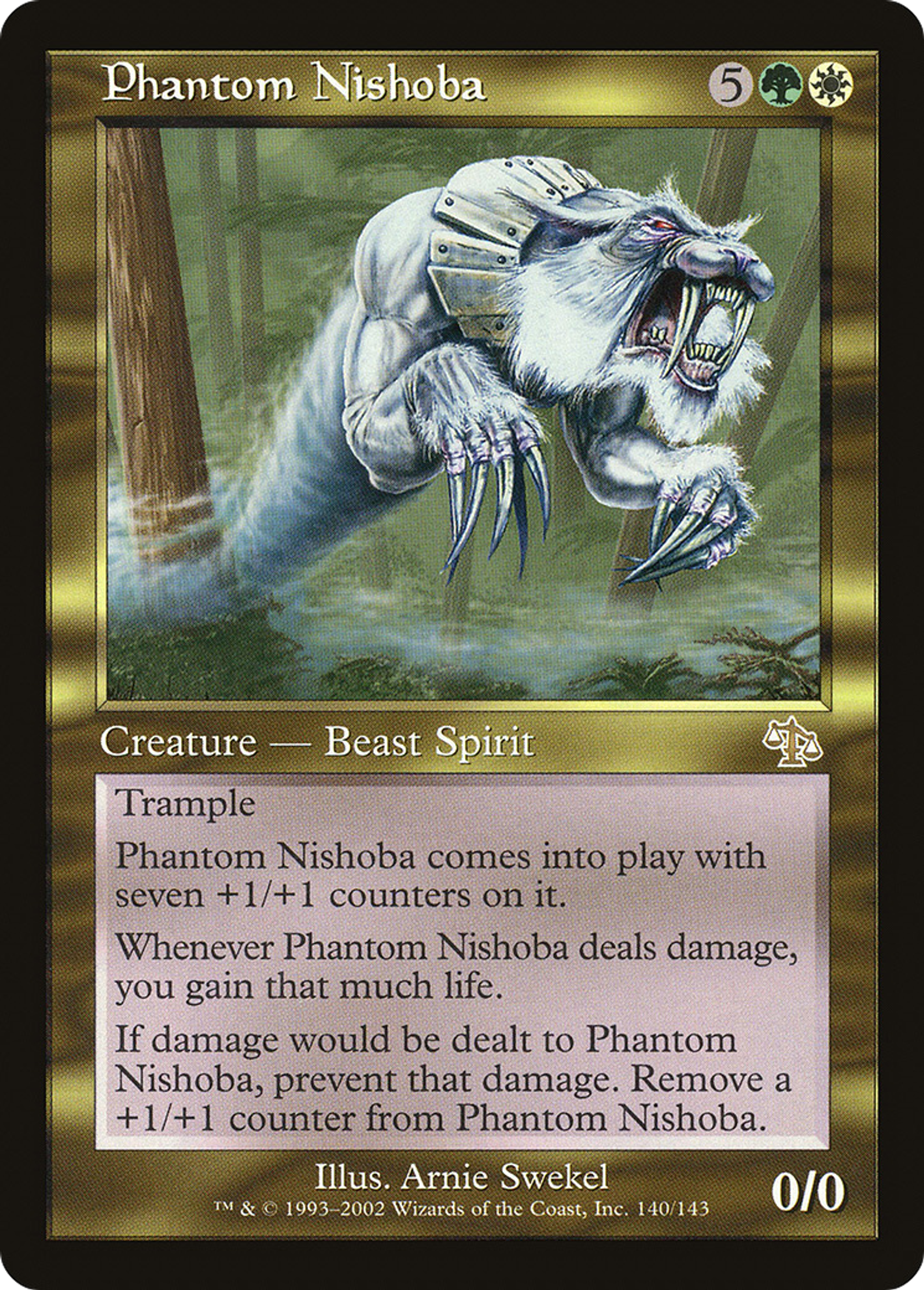Phantom Nishoba — Judgment — Magic: The Gathering