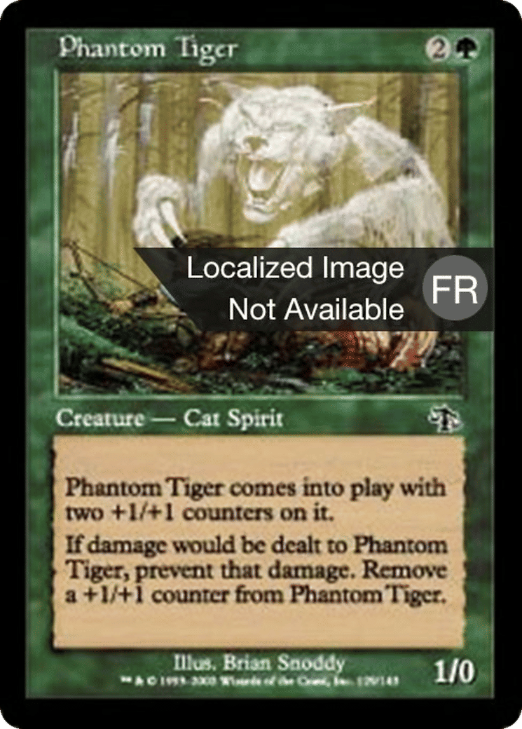 Tigre fantomatique — Judgment — Magic: The Gathering