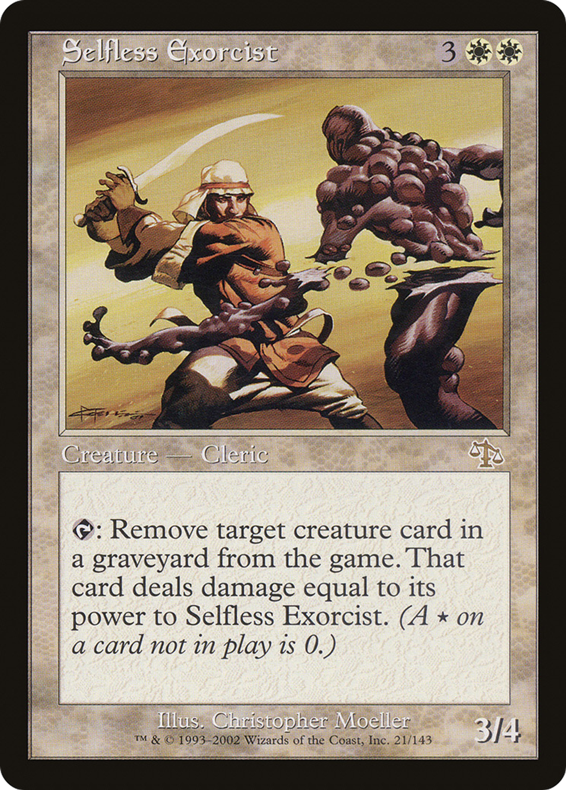 Exorciste altruiste — Judgment — Magic: The Gathering