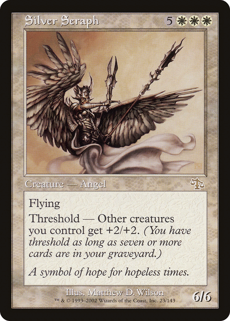 Silver Seraph — Judgment — Magic: The Gathering