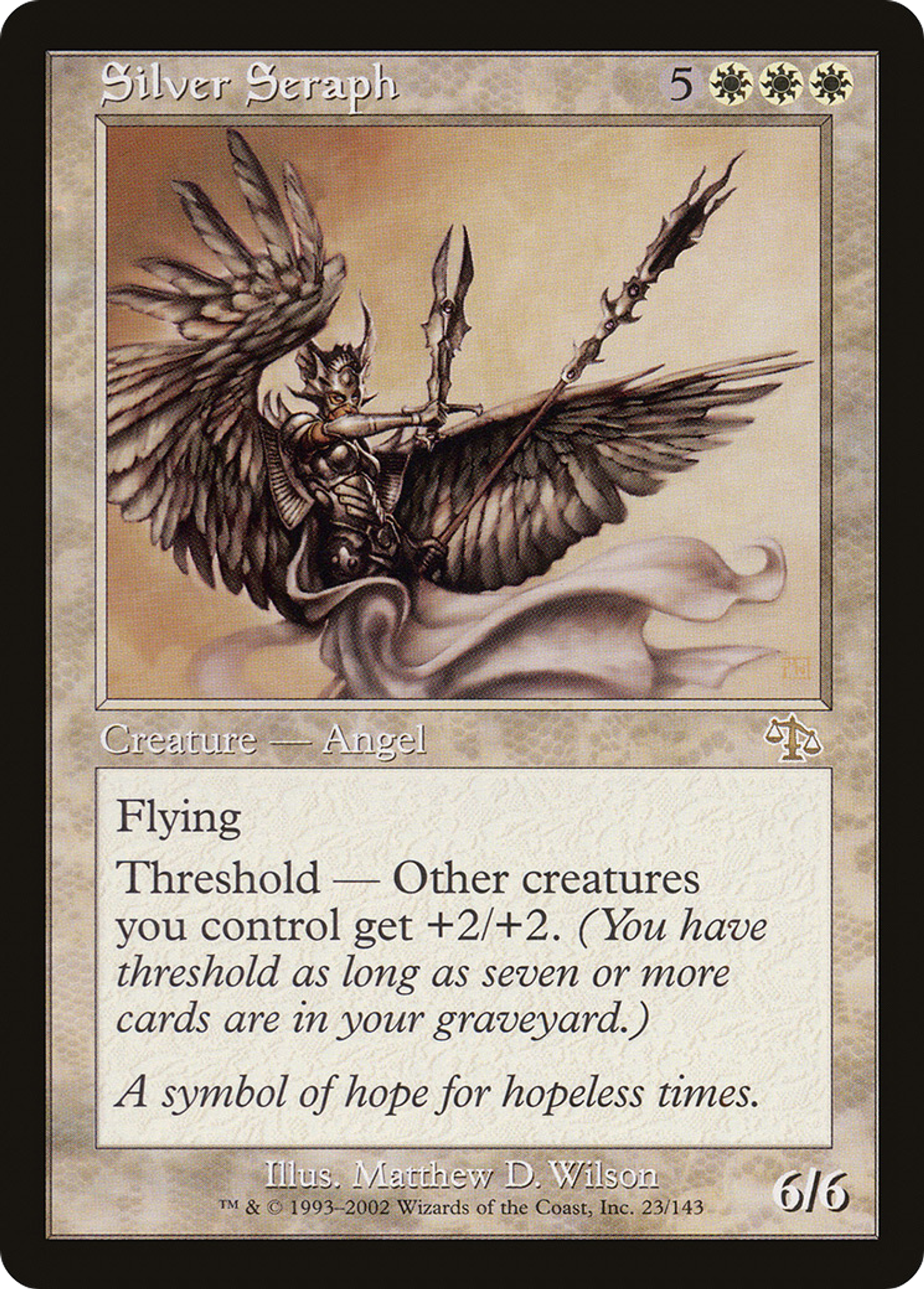 Séraphin argenté — Judgment — Magic: The Gathering