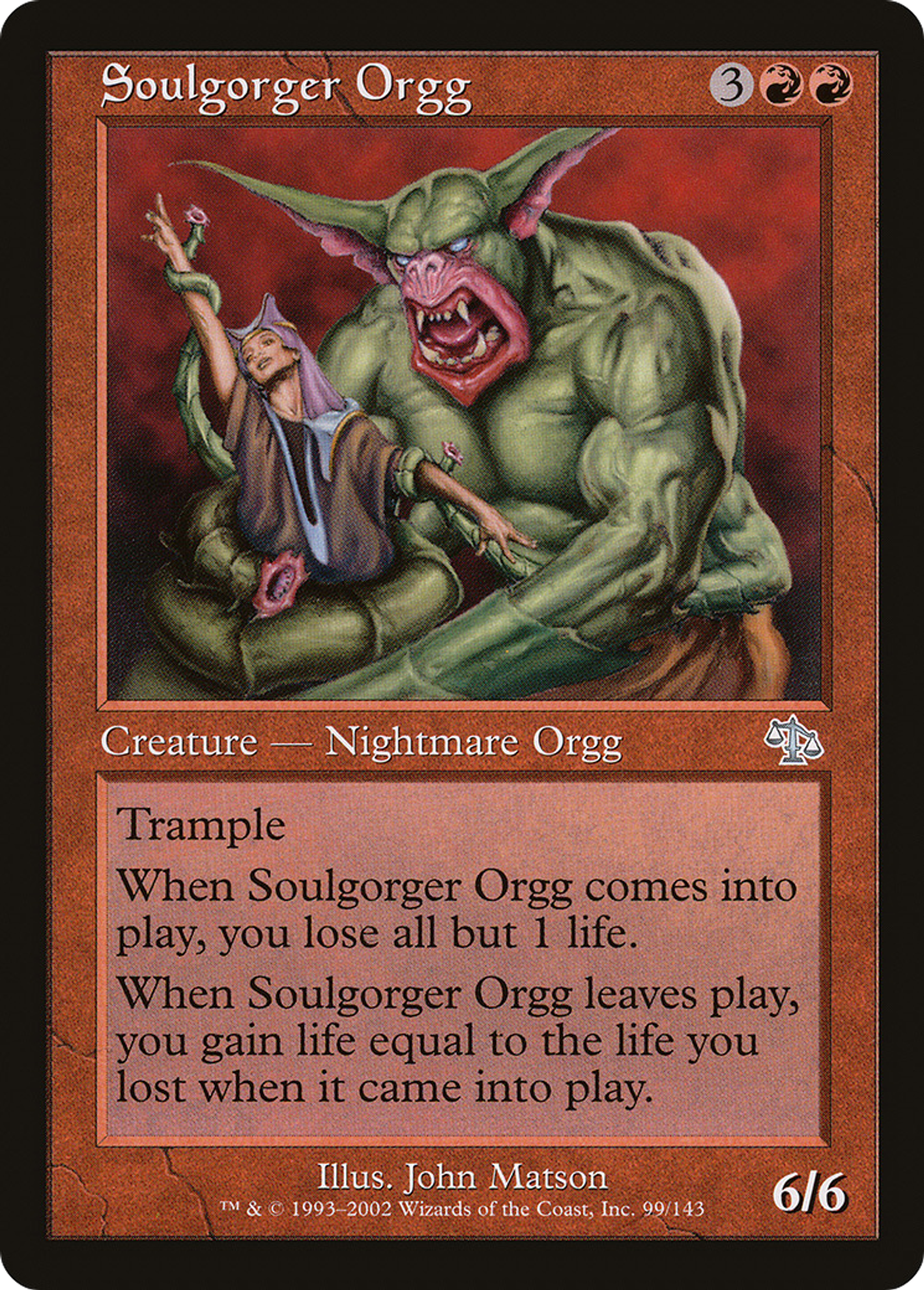 Soulgorger Orgg — Judgment — Magic: The Gathering