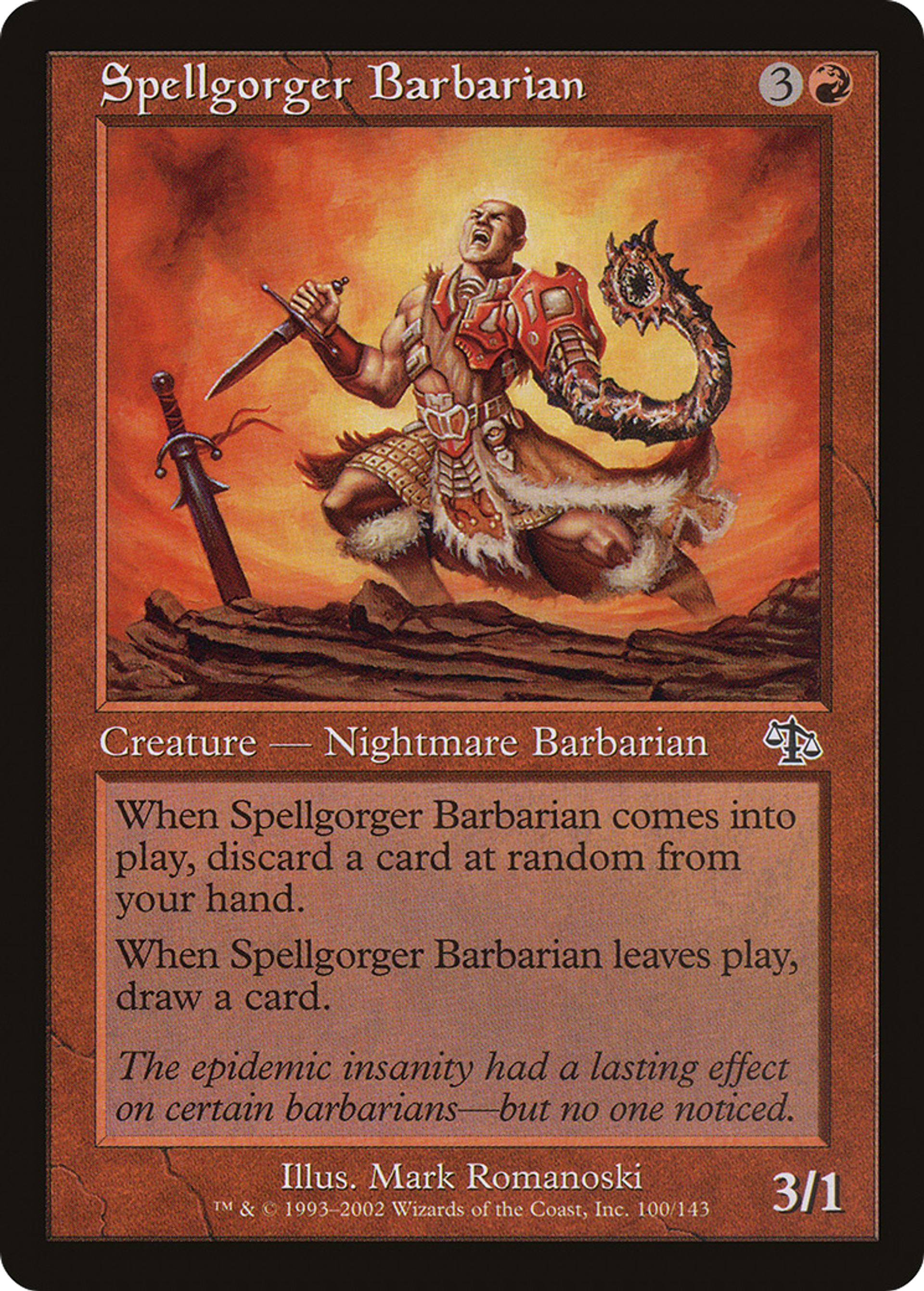Spellgorger Barbarian — Judgment — Magic: The Gathering