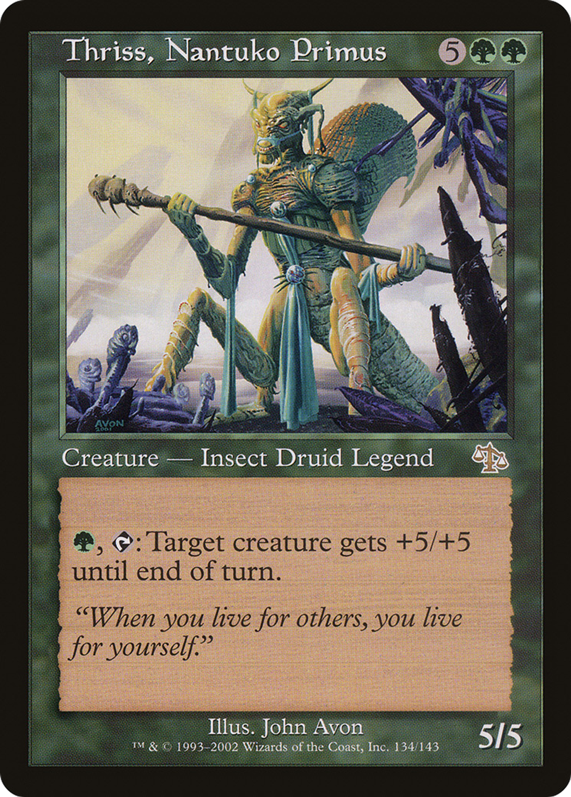 Thriss, Nantuko Primus — Judgment — Magic: The Gathering