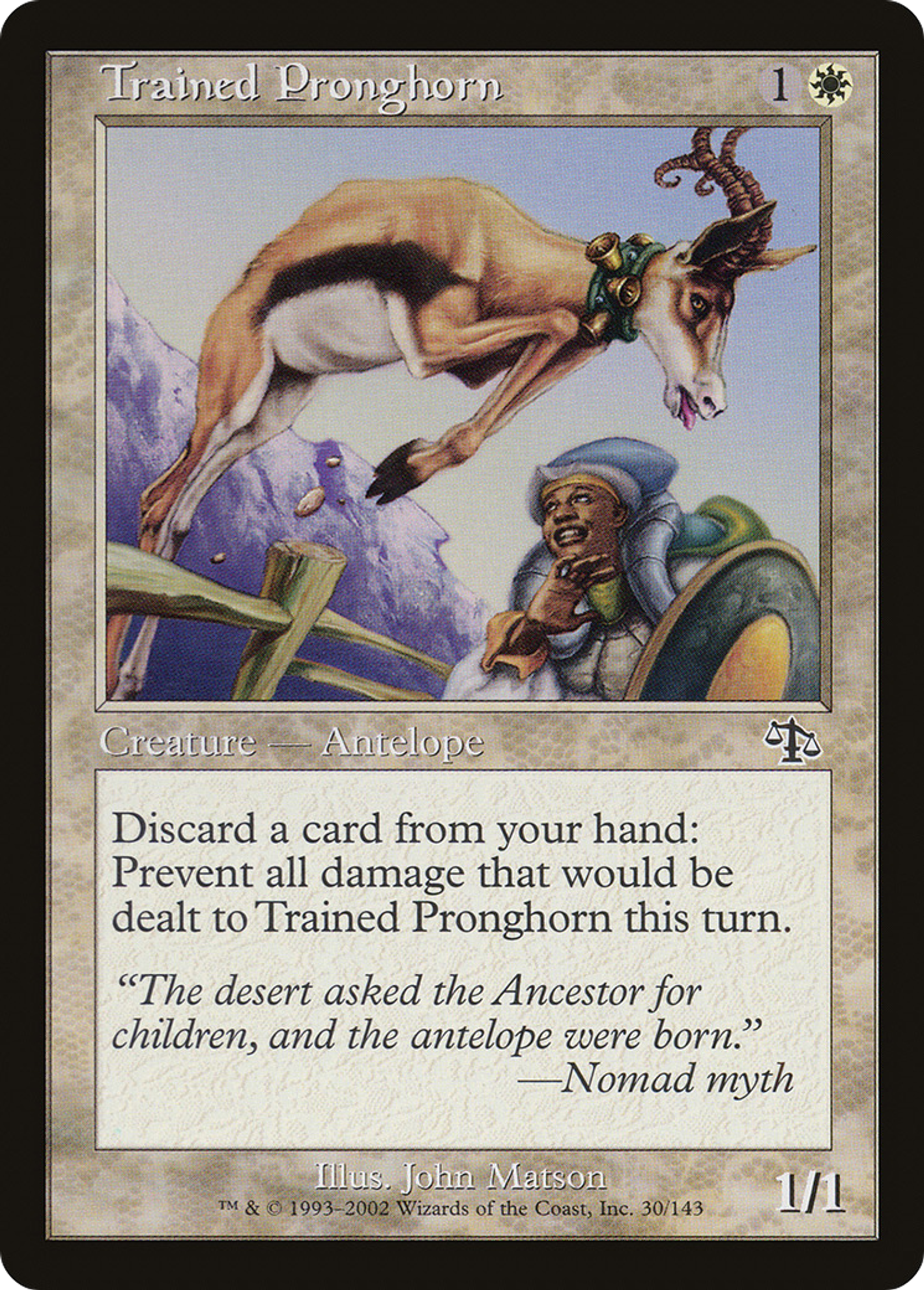 Trained Pronghorn — Judgment — Magic: The Gathering