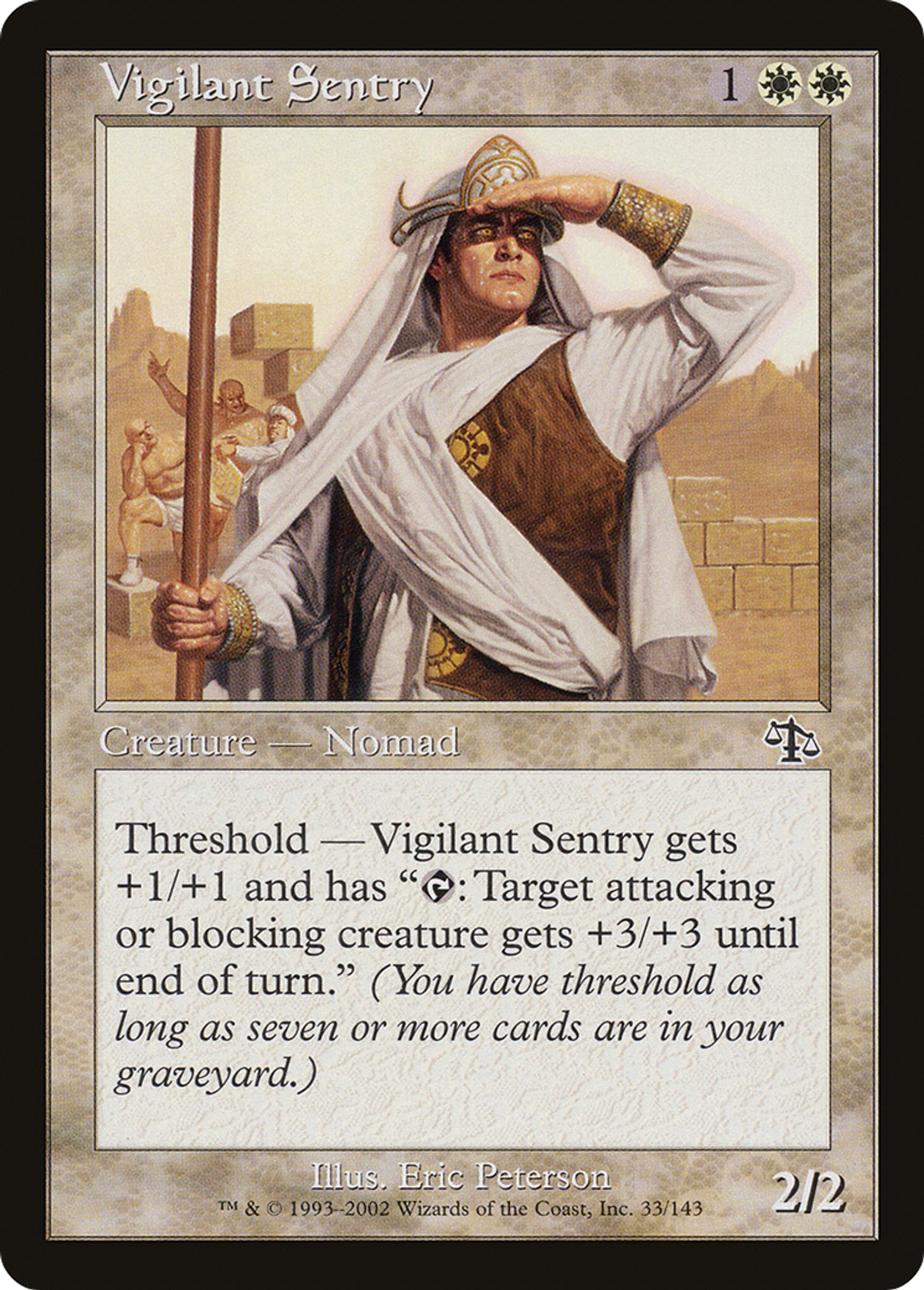 Vigilant Sentry — Judgment — Magic: The Gathering