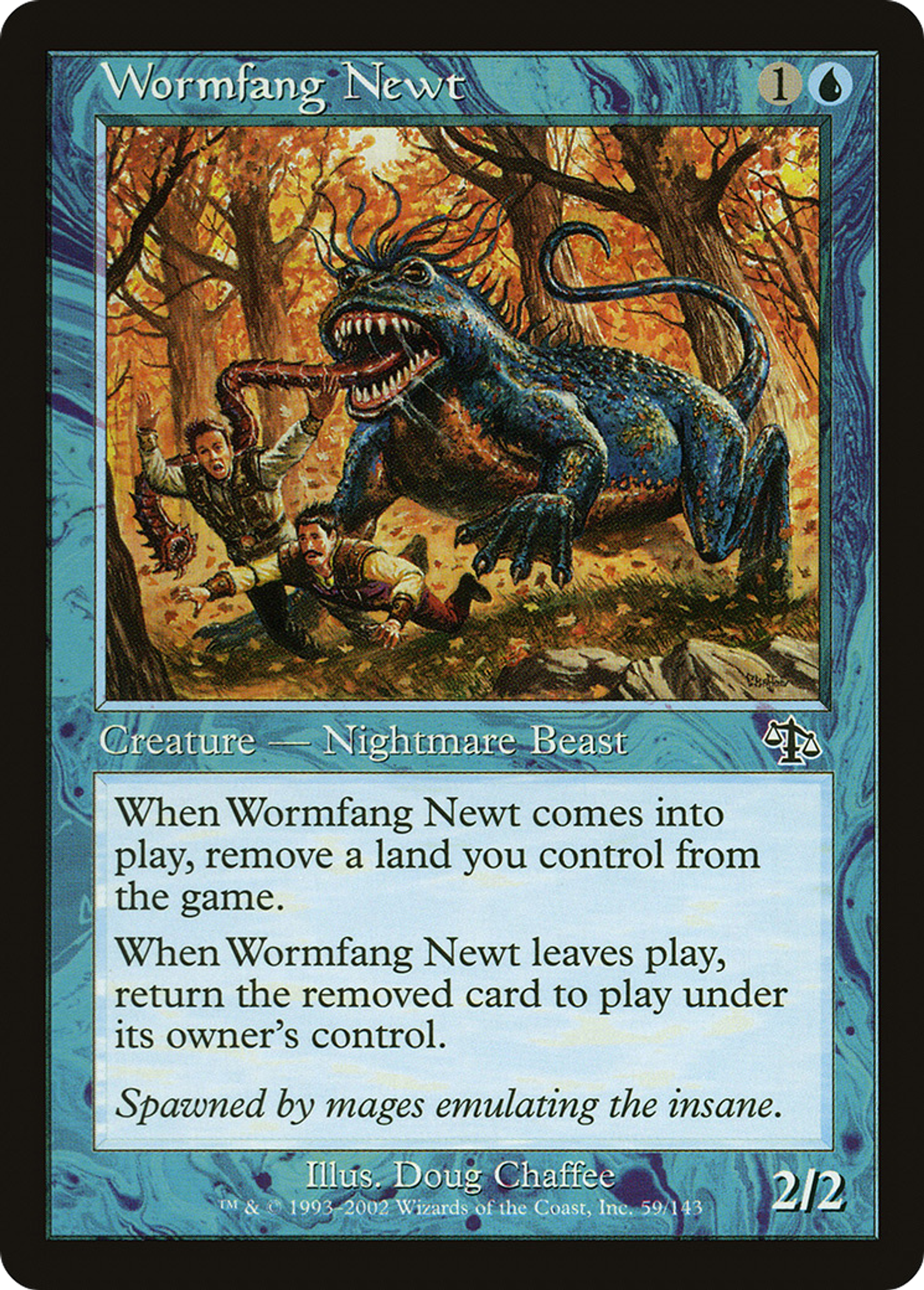 Wormfang Newt — Judgment — Magic: The Gathering