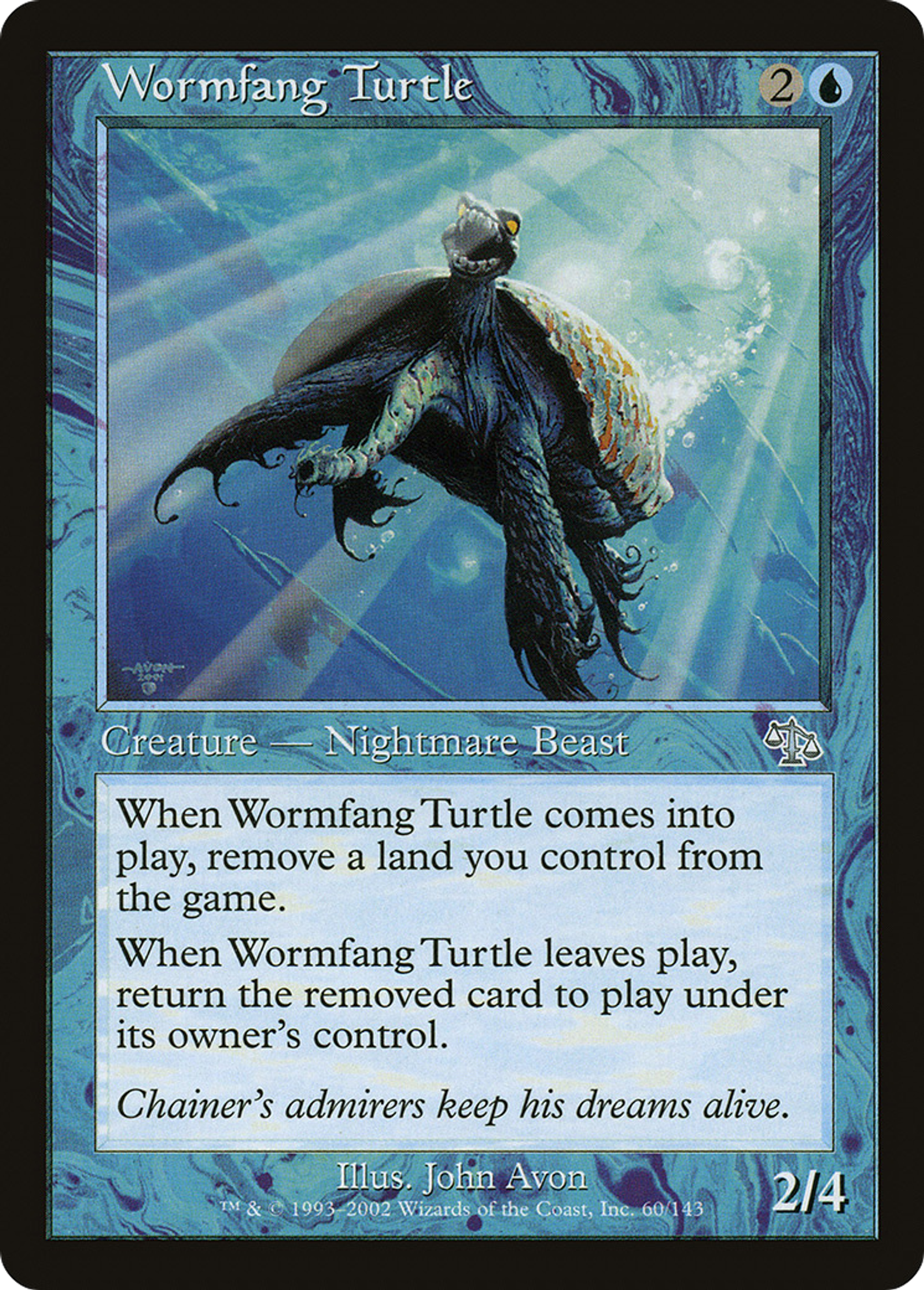 Wormfang Turtle — Judgment — Magic: The Gathering