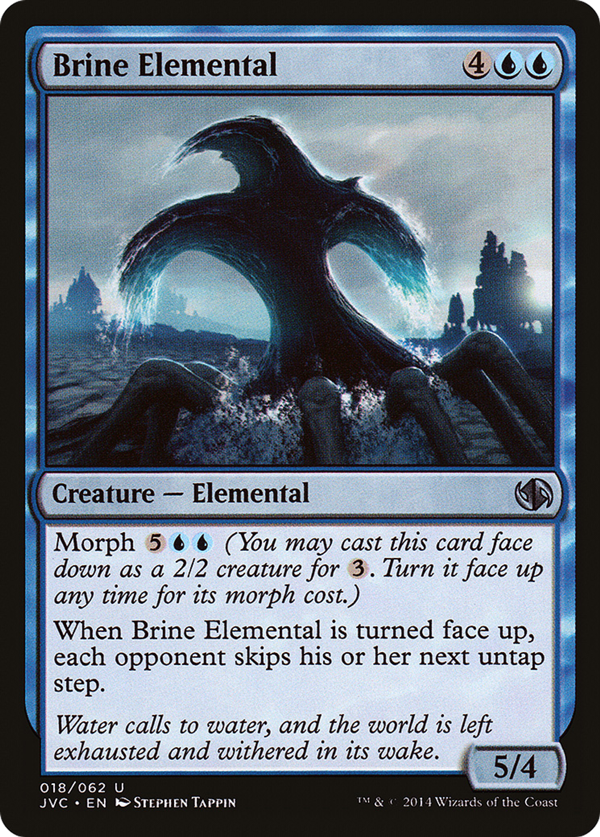 Brine Elemental — Duel Decks Anthology: Jace vs. Chandra — Magic: The Gathering