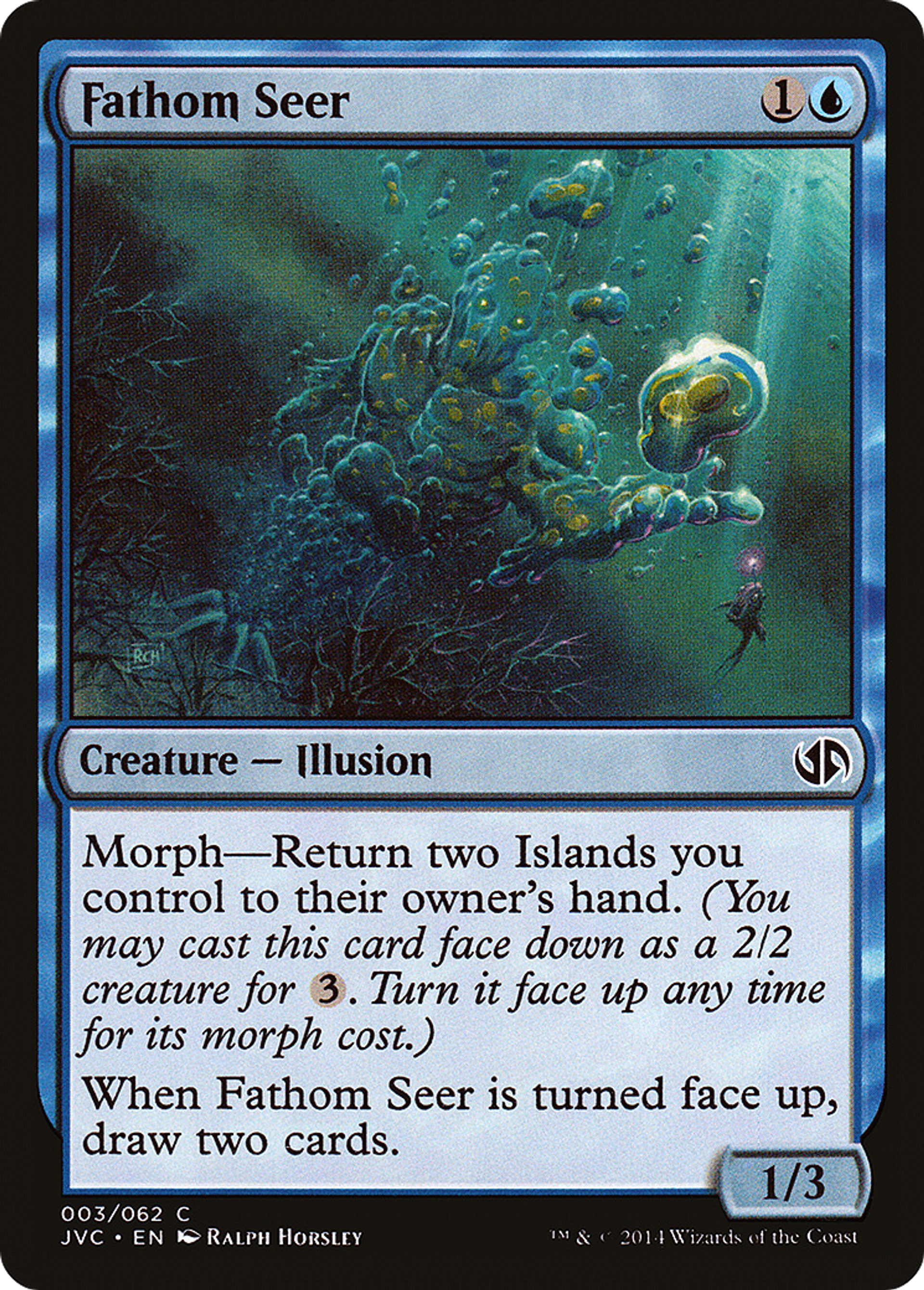 Fathom Seer — Duel Decks Anthology: Jace vs. Chandra — Magic: The Gathering