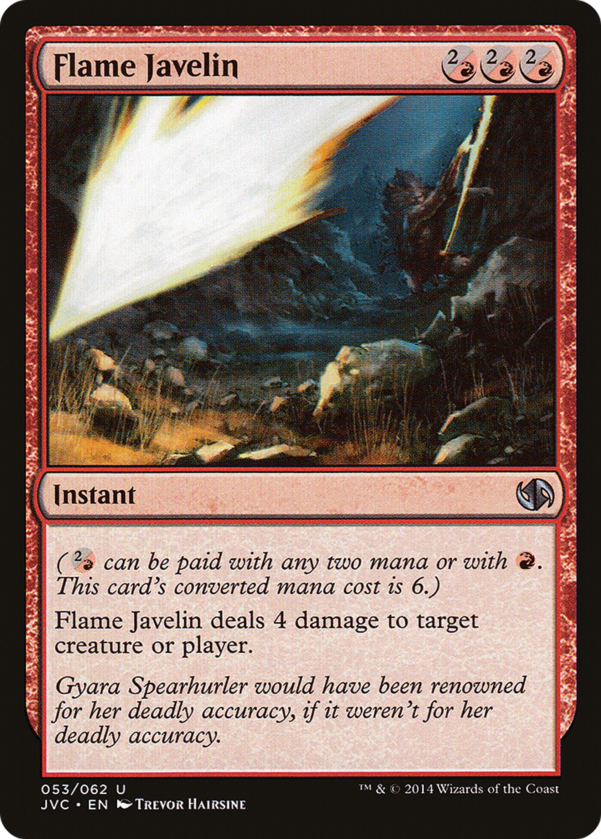 Flame Javelin — Duel Decks Anthology: Jace vs. Chandra — Magic: The Gathering