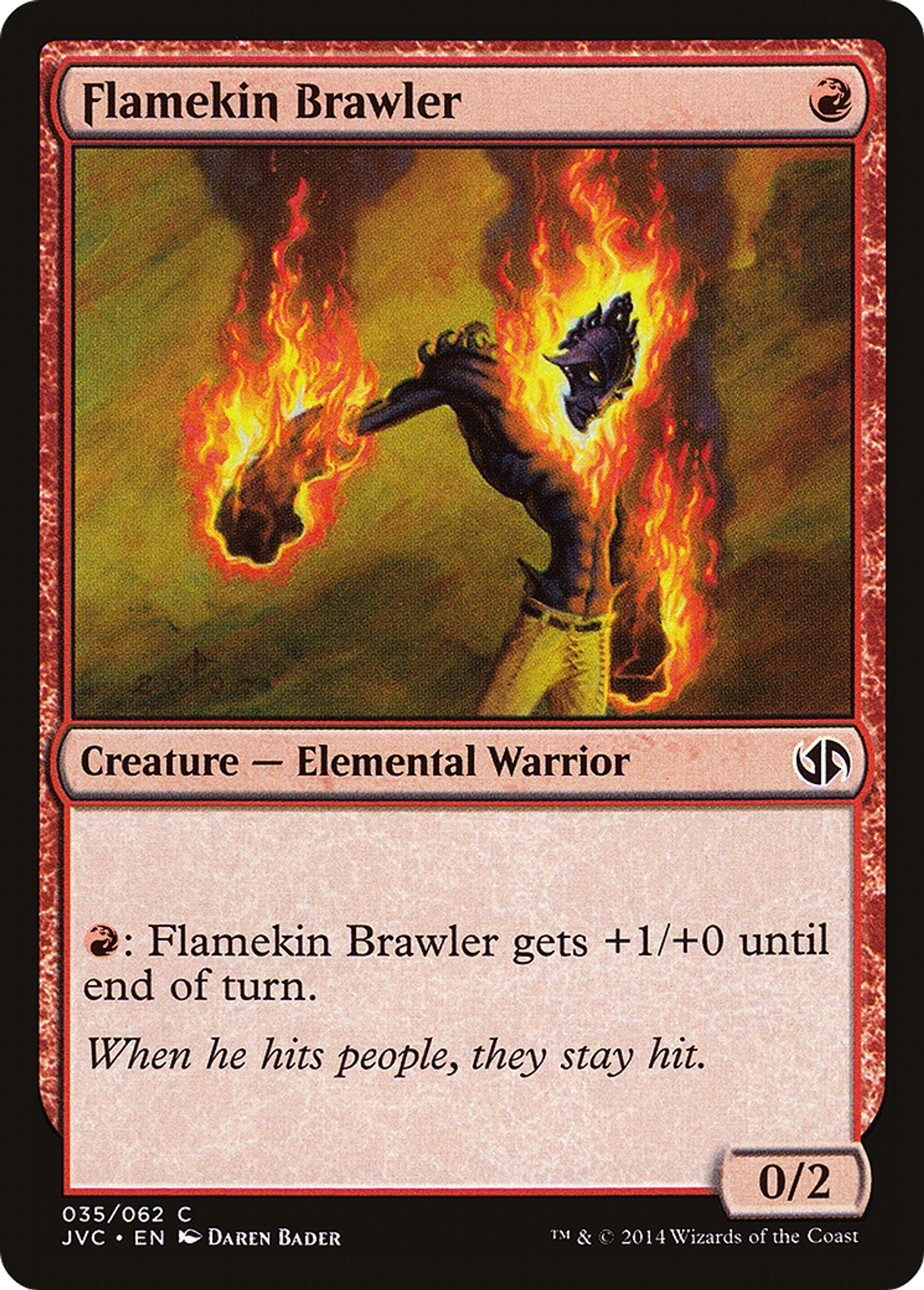 Flamekin Brawler — Duel Decks Anthology: Jace vs. Chandra — Magic: The Gathering