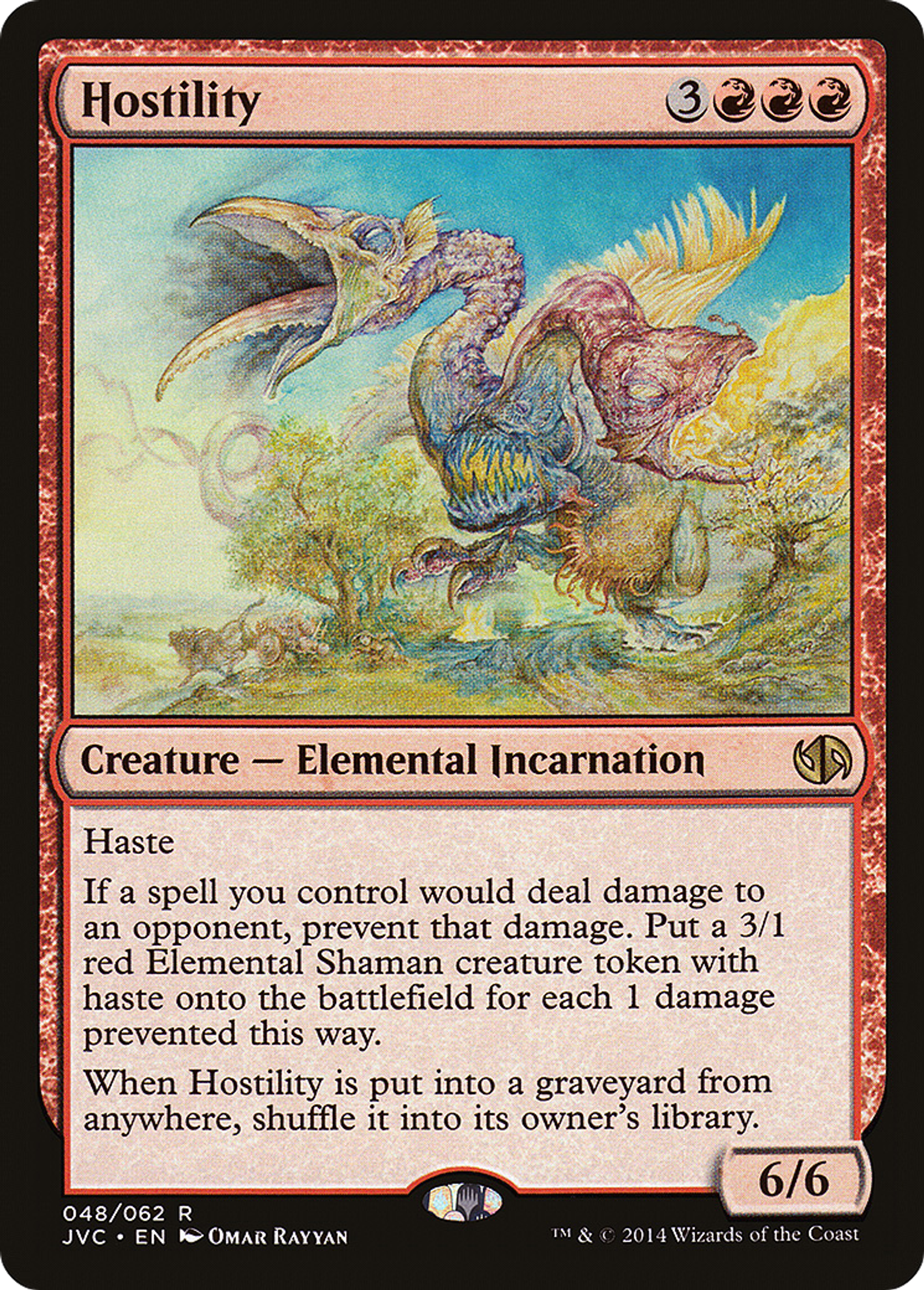 Hostility — Duel Decks Anthology: Jace vs. Chandra — Magic: The Gathering