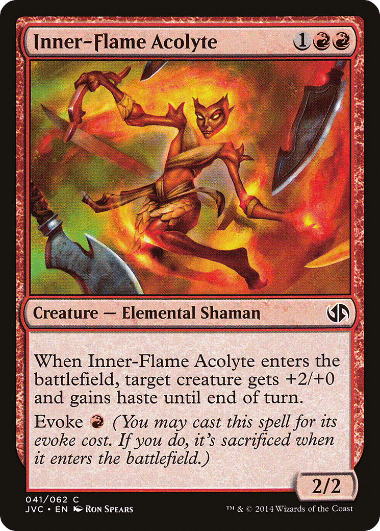 Inner-Flame Acolyte — Duel Decks Anthology: Jace vs. Chandra — Magic: The Gathering