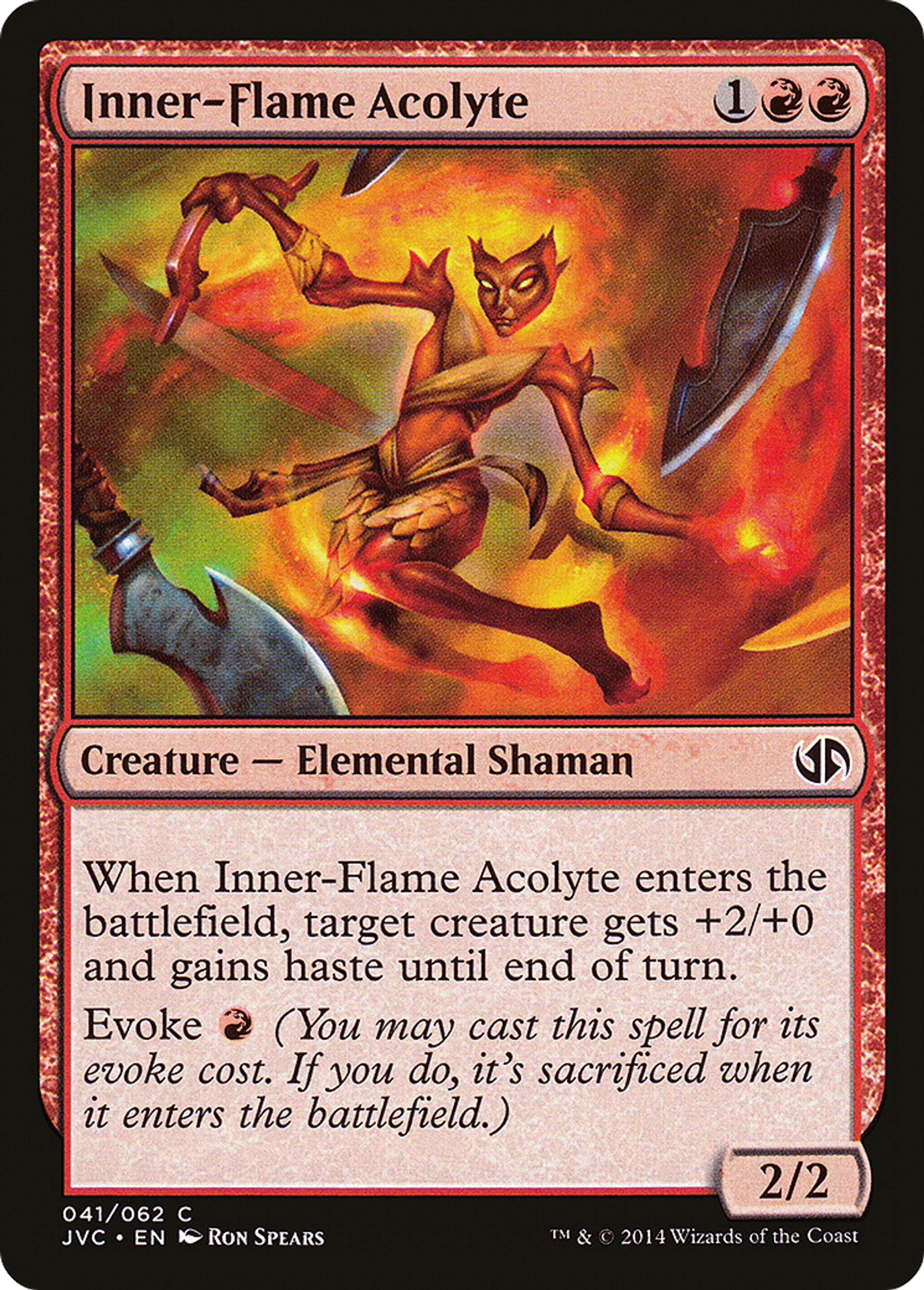 Inner-Flame Acolyte — Duel Decks Anthology: Jace vs. Chandra — Magic: The Gathering