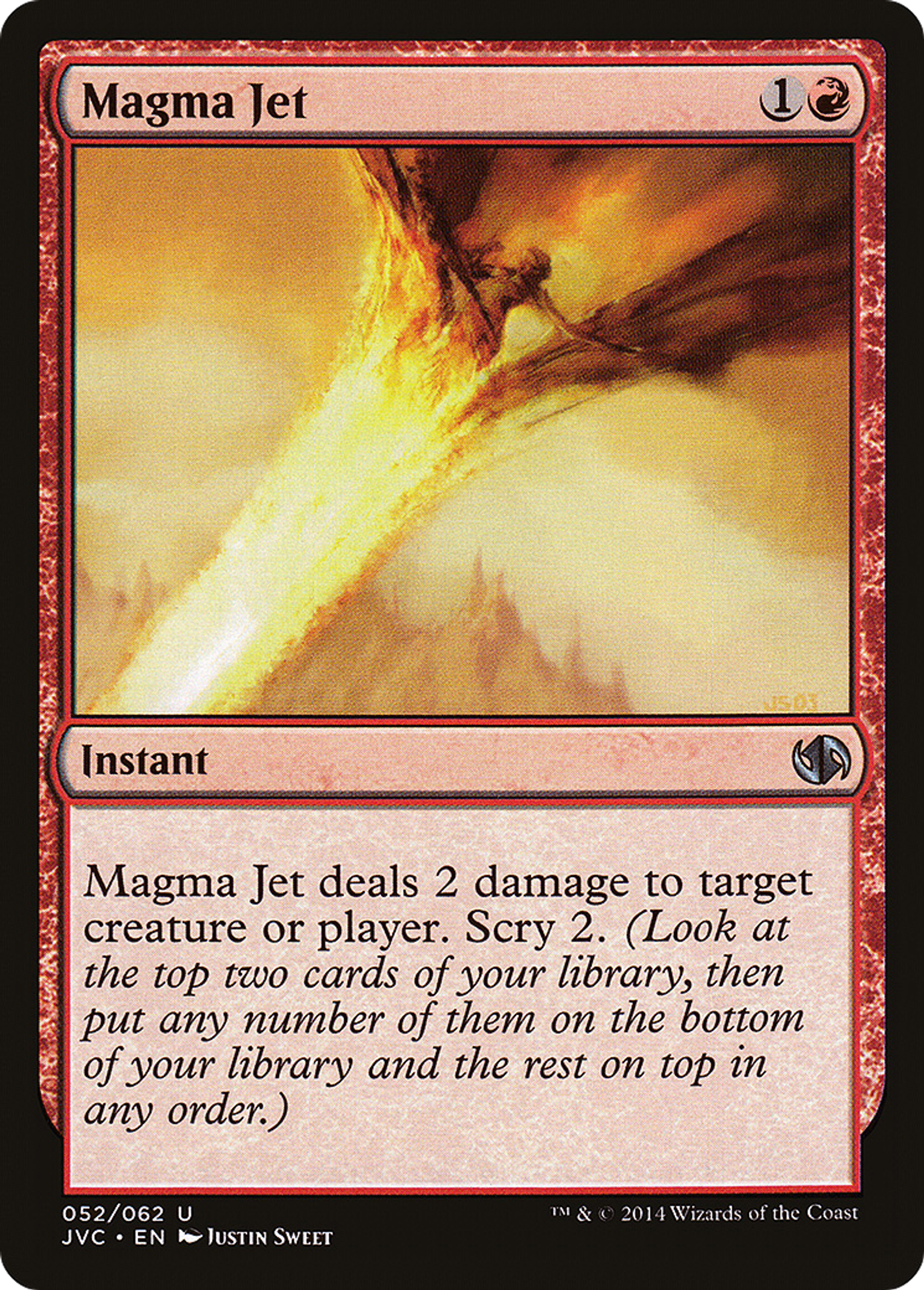 Magma Jet — Duel Decks Anthology: Jace vs. Chandra — Magic: The Gathering