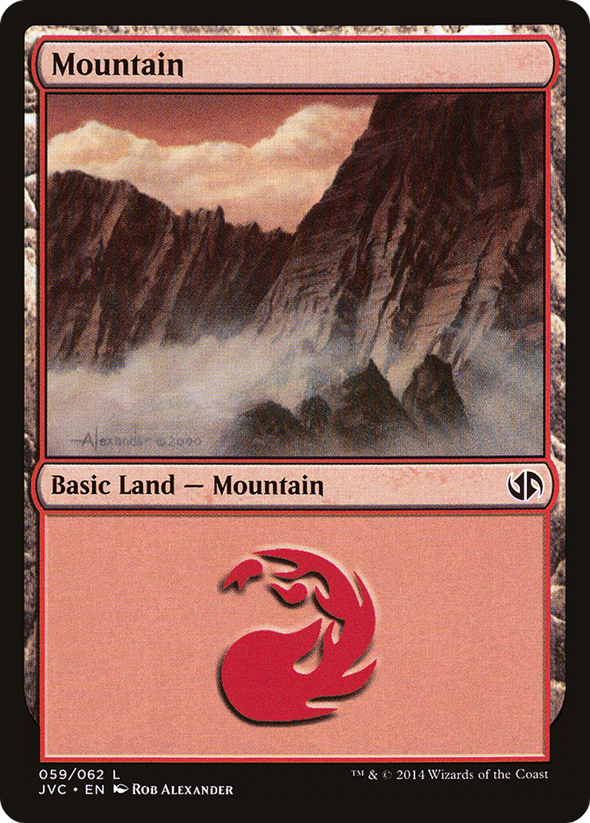 Mountain — Duel Decks Anthology: Jace vs. Chandra — Magic: The Gathering