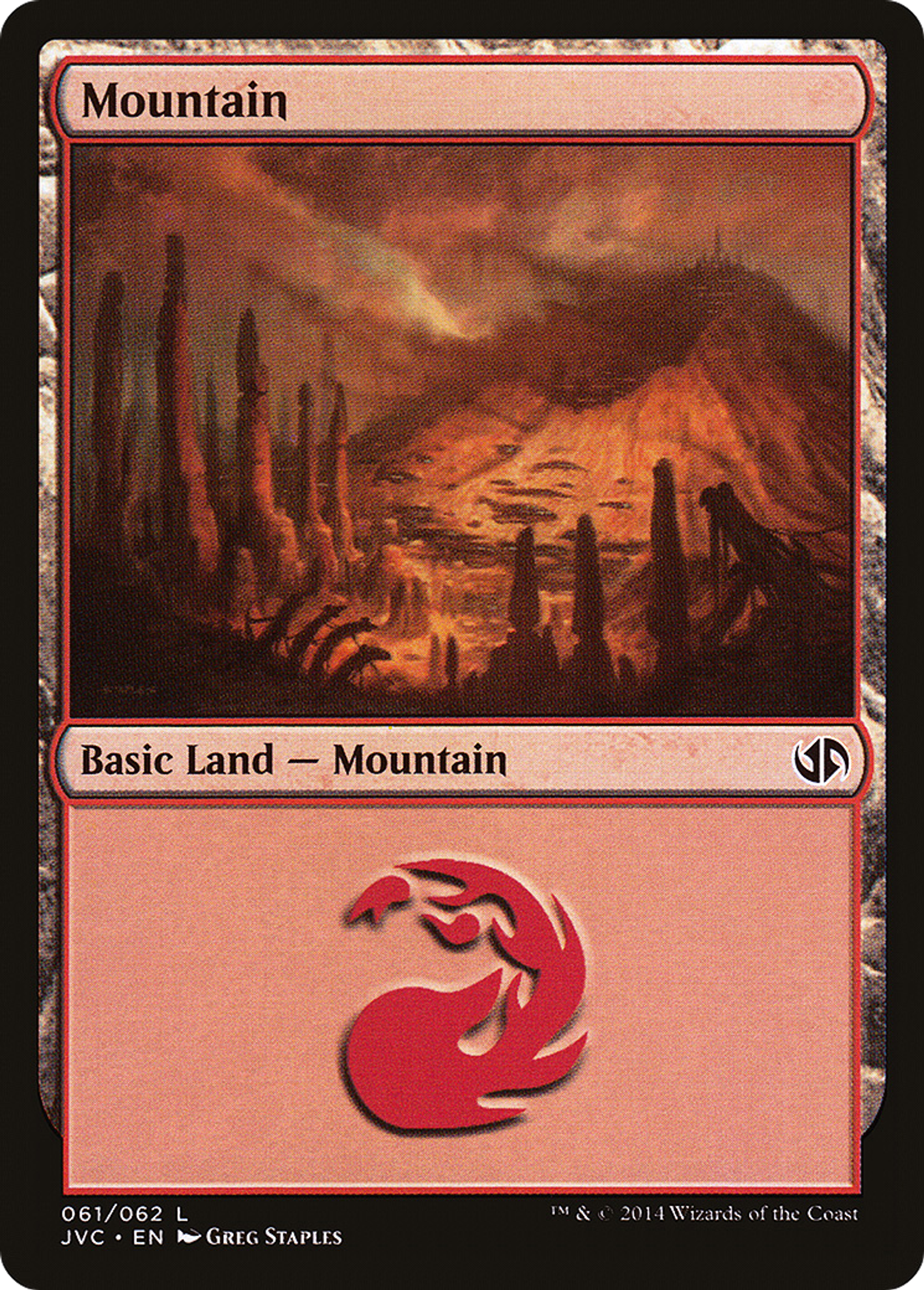 Mountain — Duel Decks Anthology: Jace vs. Chandra — Magic: The Gathering