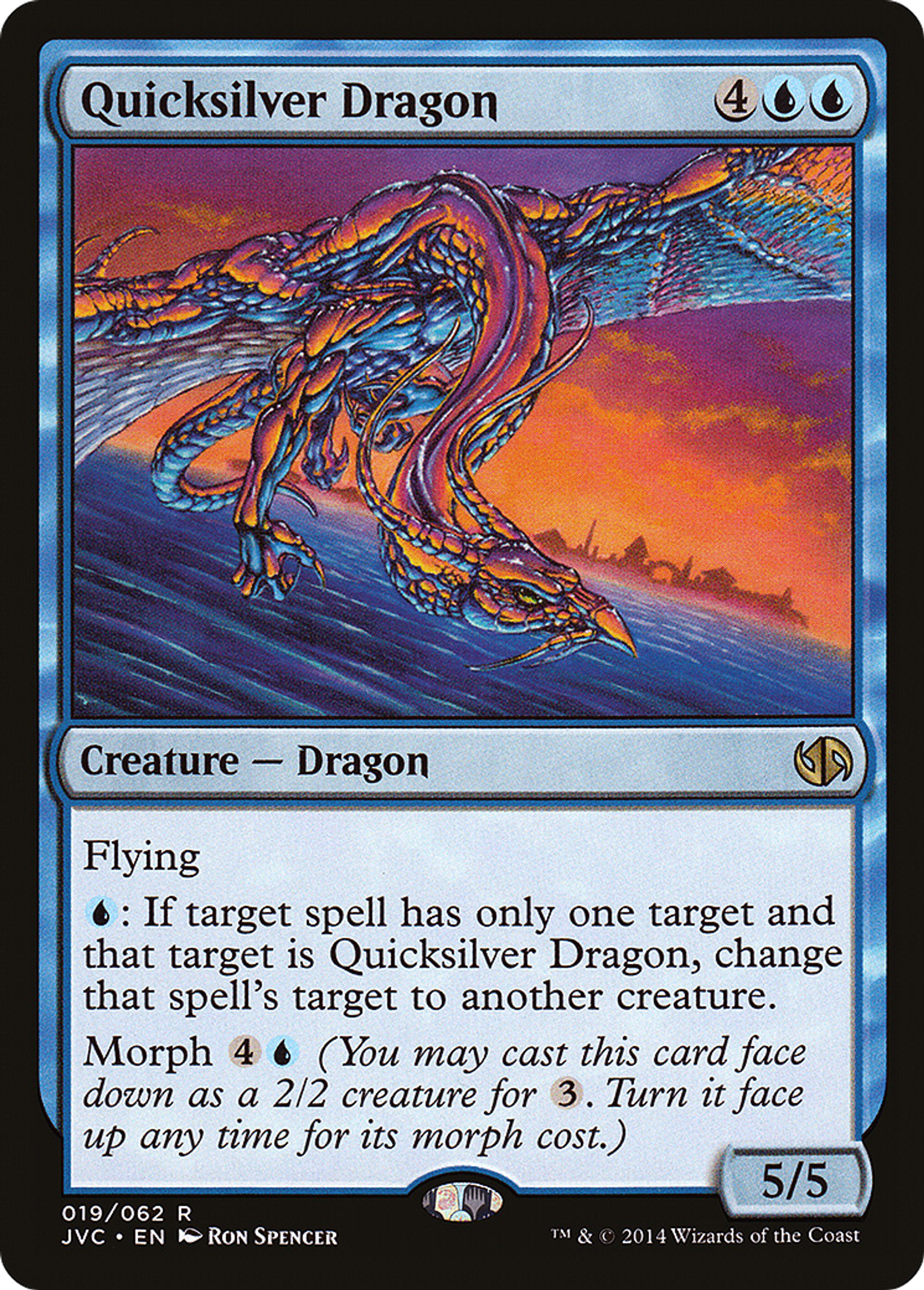 Quicksilver Dragon — Duel Decks Anthology: Jace vs. Chandra — Magic: The Gathering