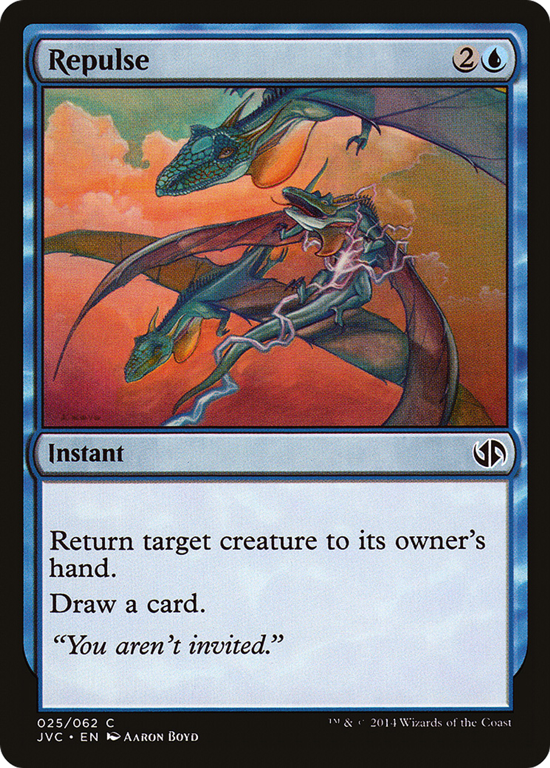 Repulse — Duel Decks Anthology: Jace vs. Chandra — Magic: The Gathering