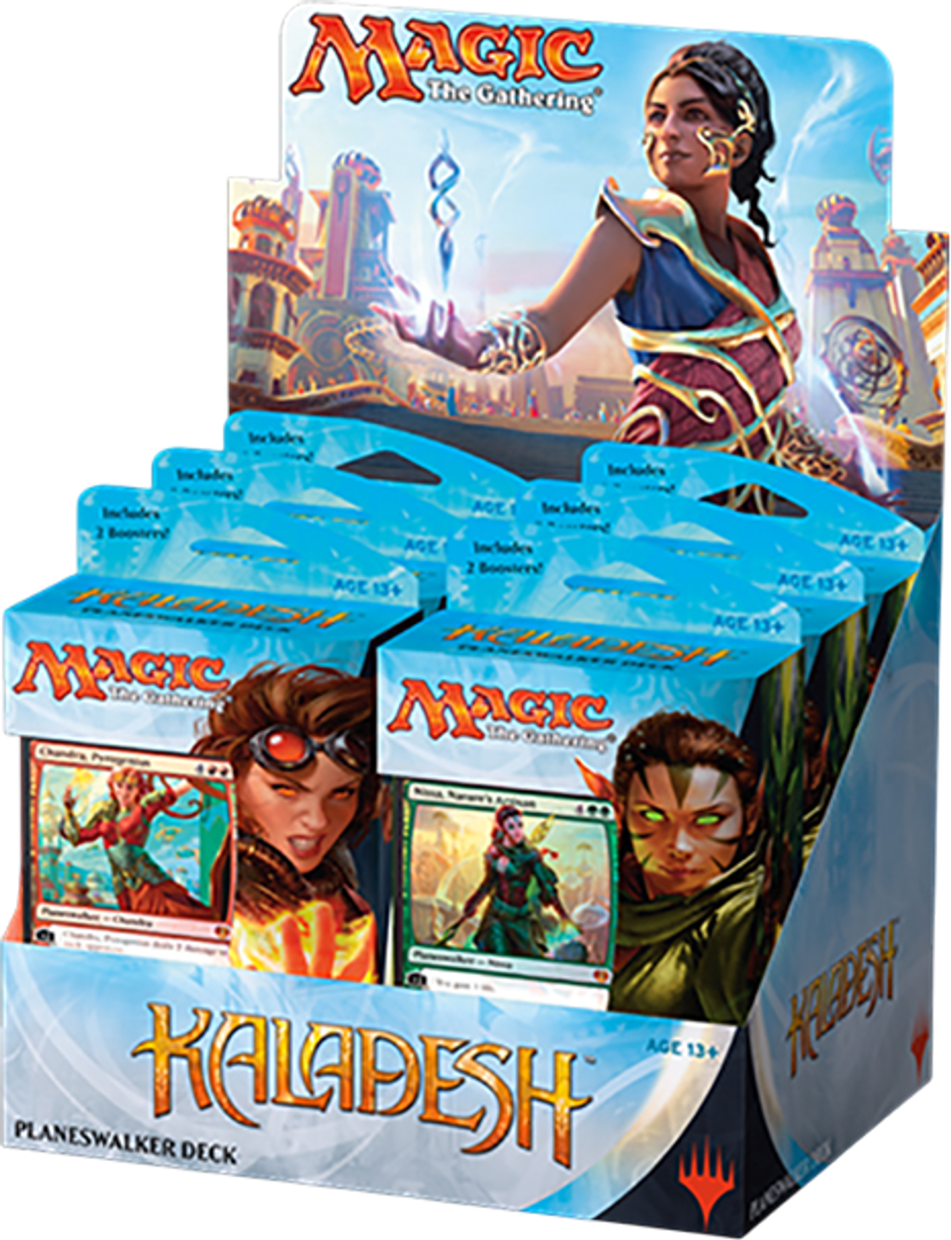 Product image for Planeswalker Deck Kaladesh Display