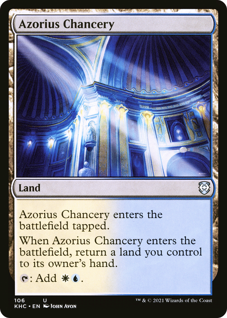 Azorius Chancery — Kaldheim Commander — Magic: The Gathering
